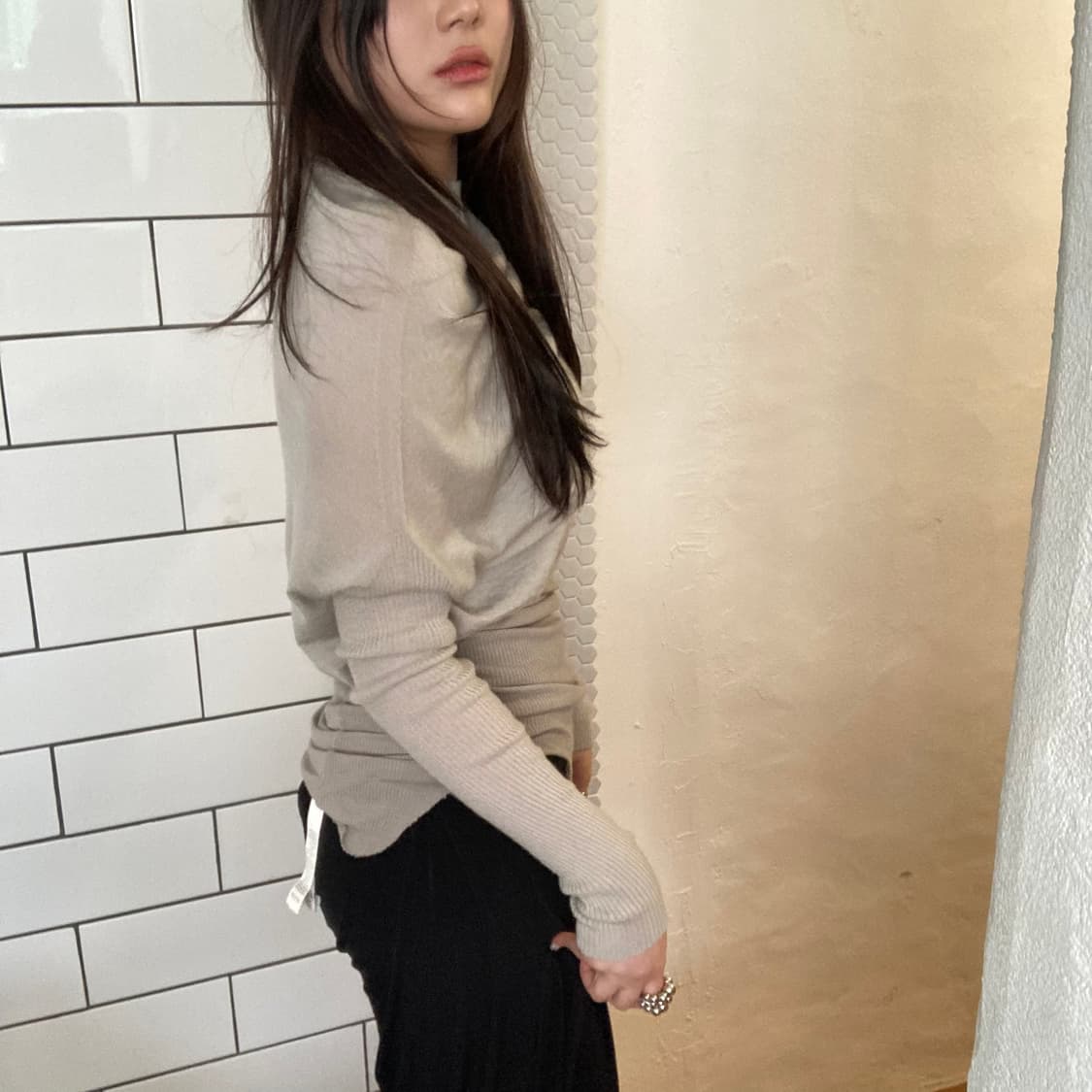 릭오웬스 래글런 니트 상품이미지2