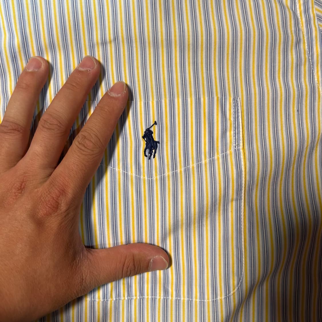 [XL] 90s 폴로 랄프로렌 스트라이프 반팔 셔츠 상품이미지2