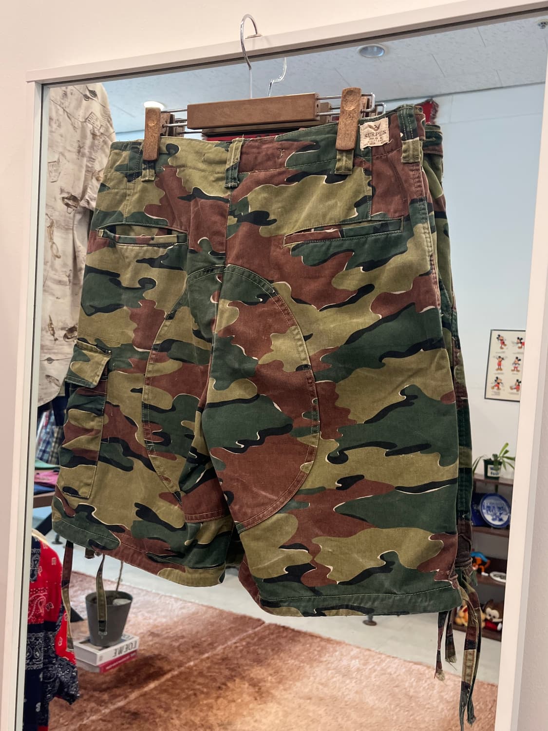 Polo RL 폴로 랄프로렌 카모플라쥬 컴뱃 카고 하프 팬츠 상품이미지5