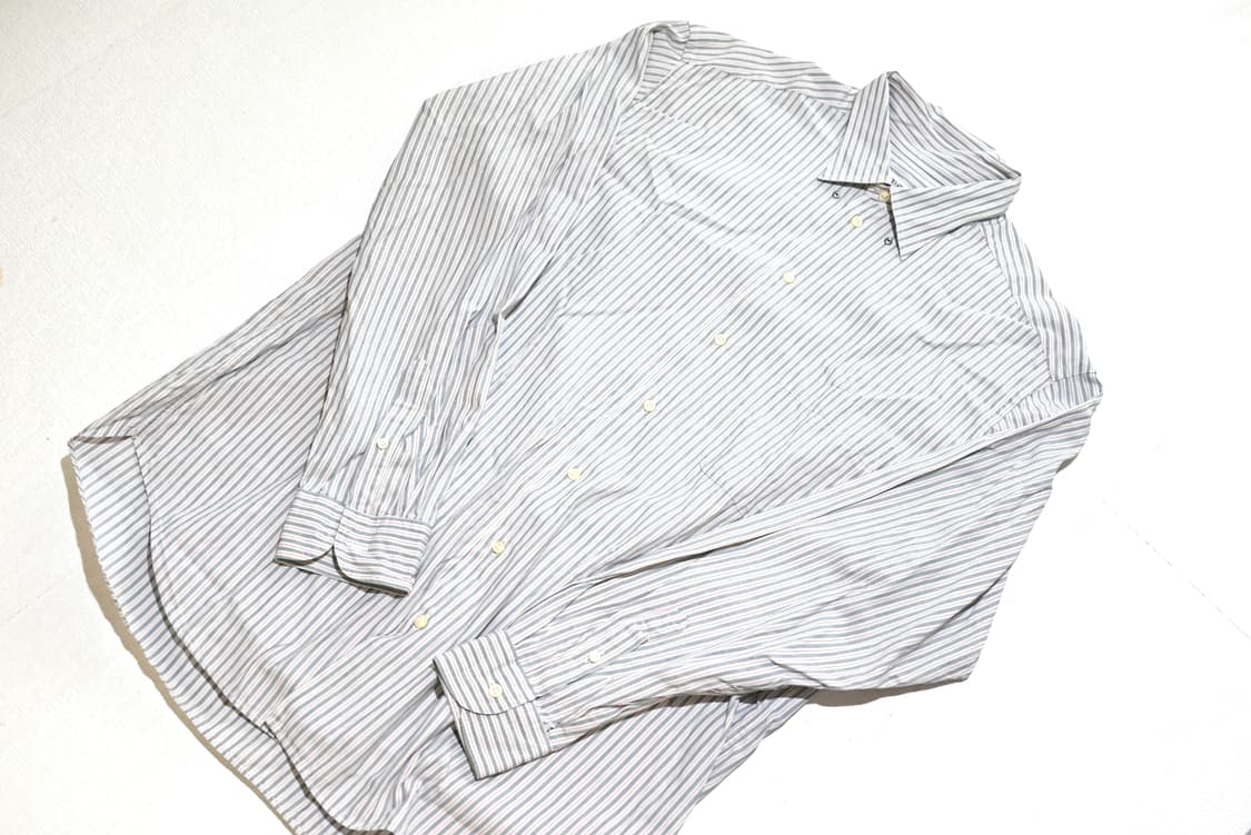 Giorgio Armani stripe snap collar shirts 상품이미지1