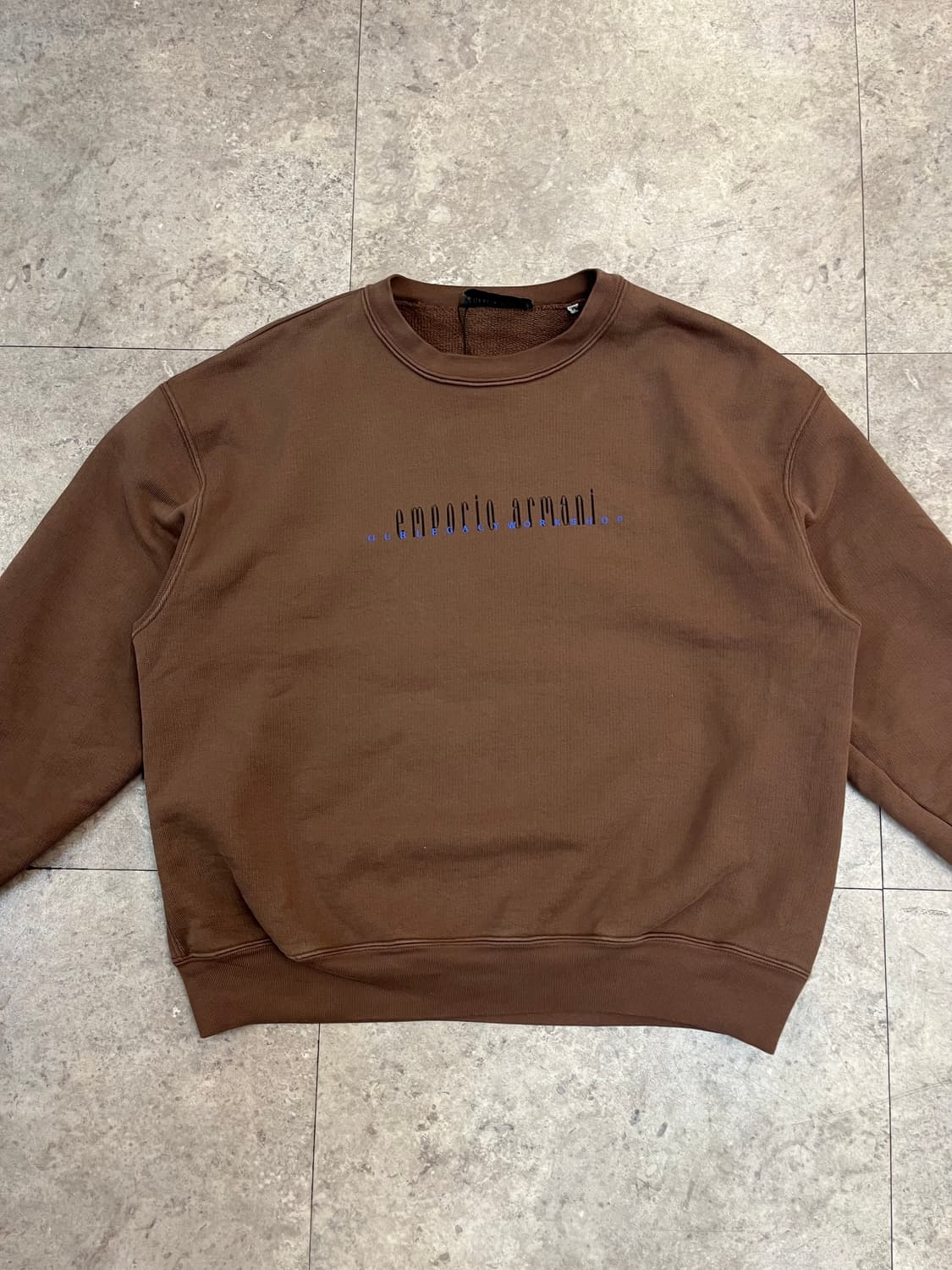 엠포리오 아르마니 맨투맨 브라운 46 #csz2486 상품이미지5