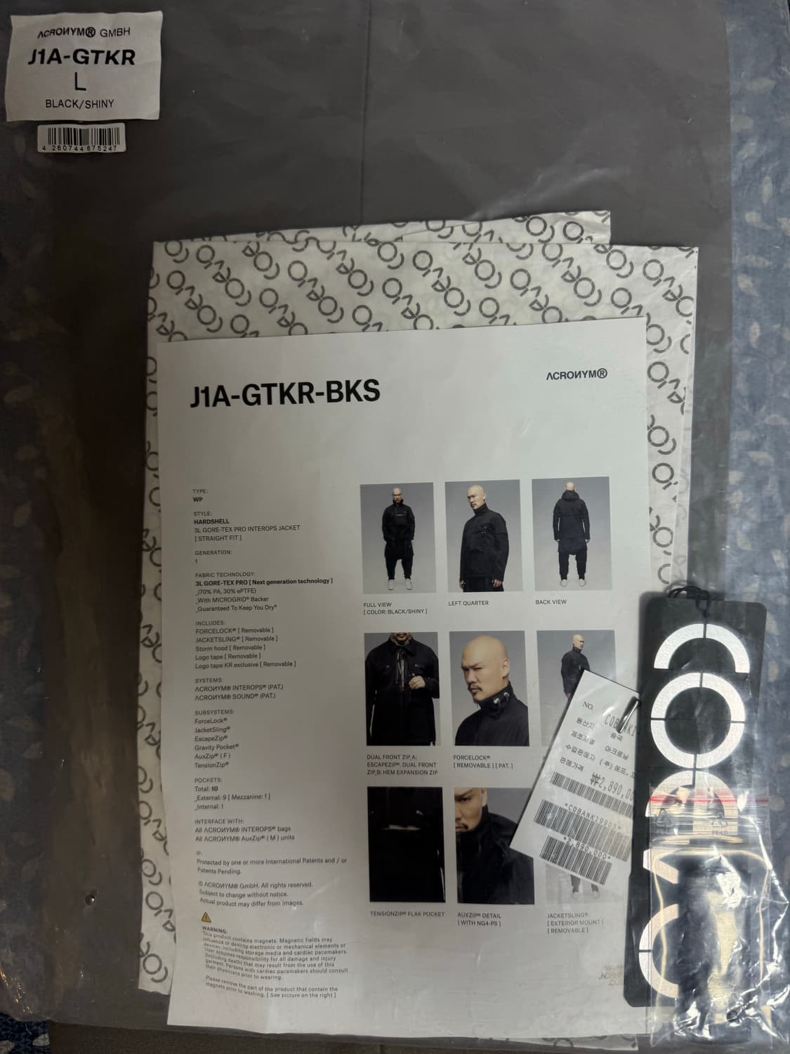 [L]아크로님 J1A-GTKR-BKM 상품이미지8