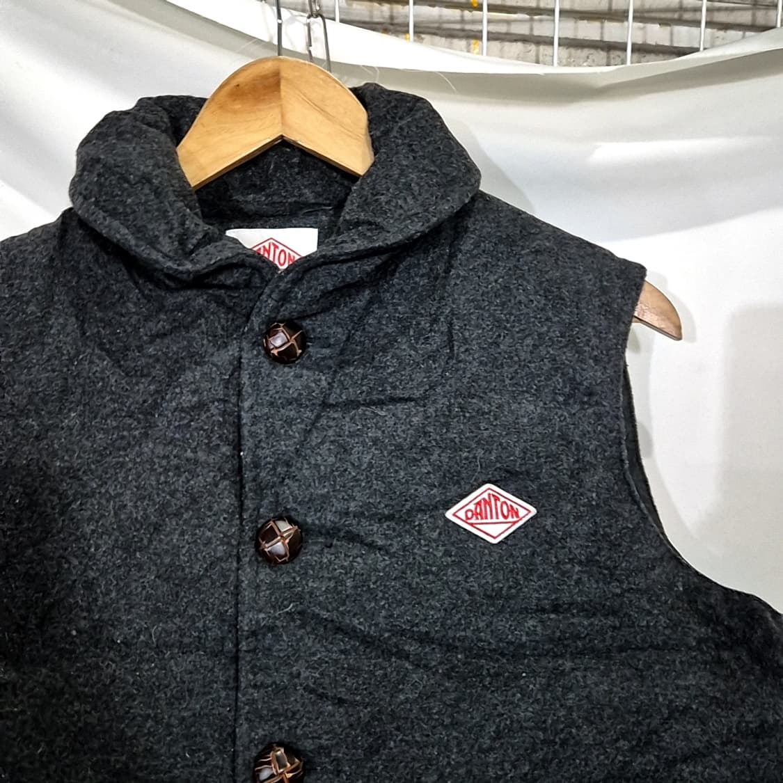 Danton x Beams 단톤x빔즈 울 패딩 조끼 상품이미지2