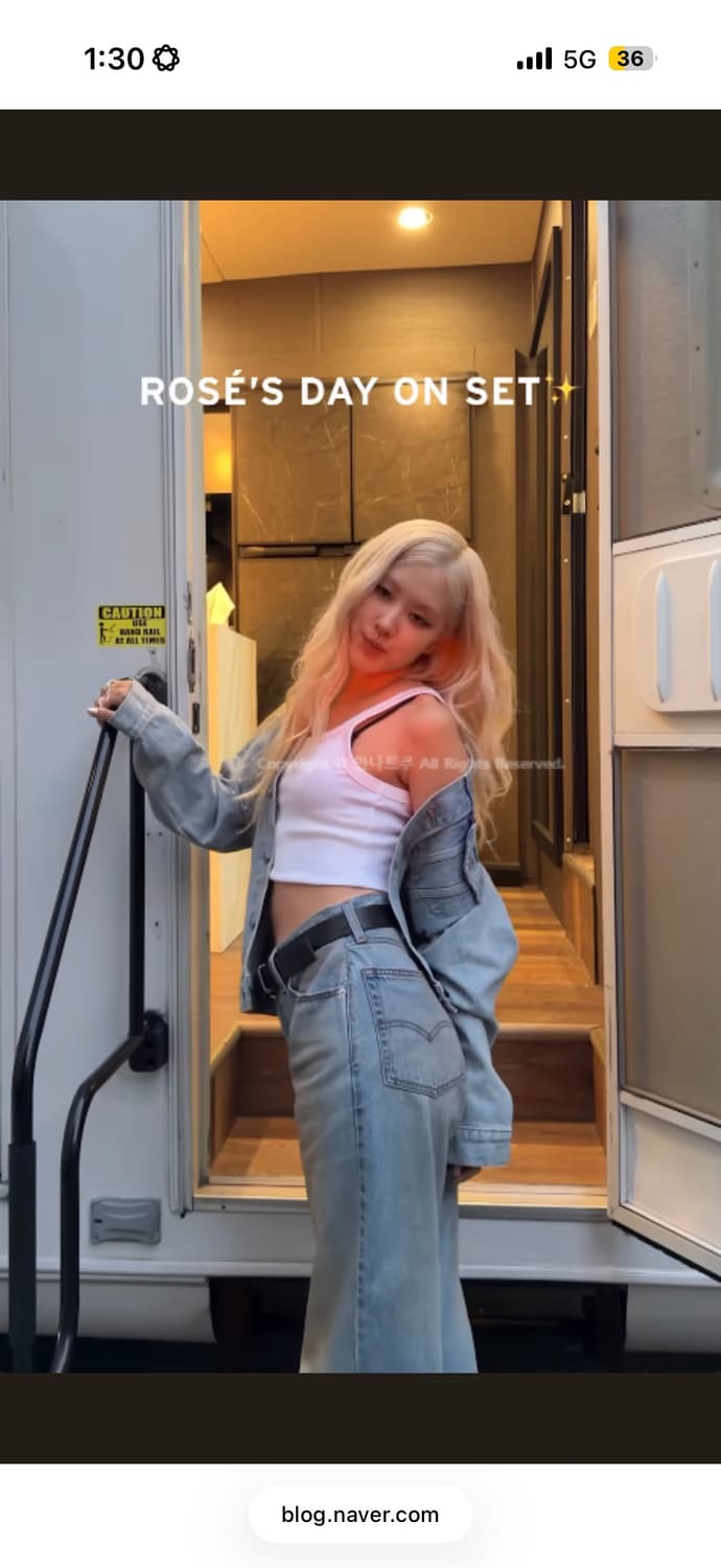 새상품)로제 리바이스 청바지 26 long 사이즈 상품이미지1