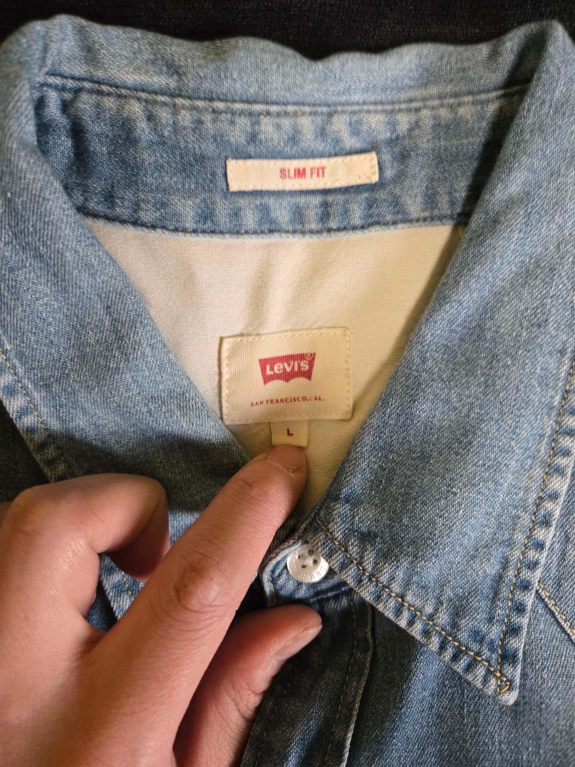 리바이스 웨스턴 셔츠 xl 상품이미지2
