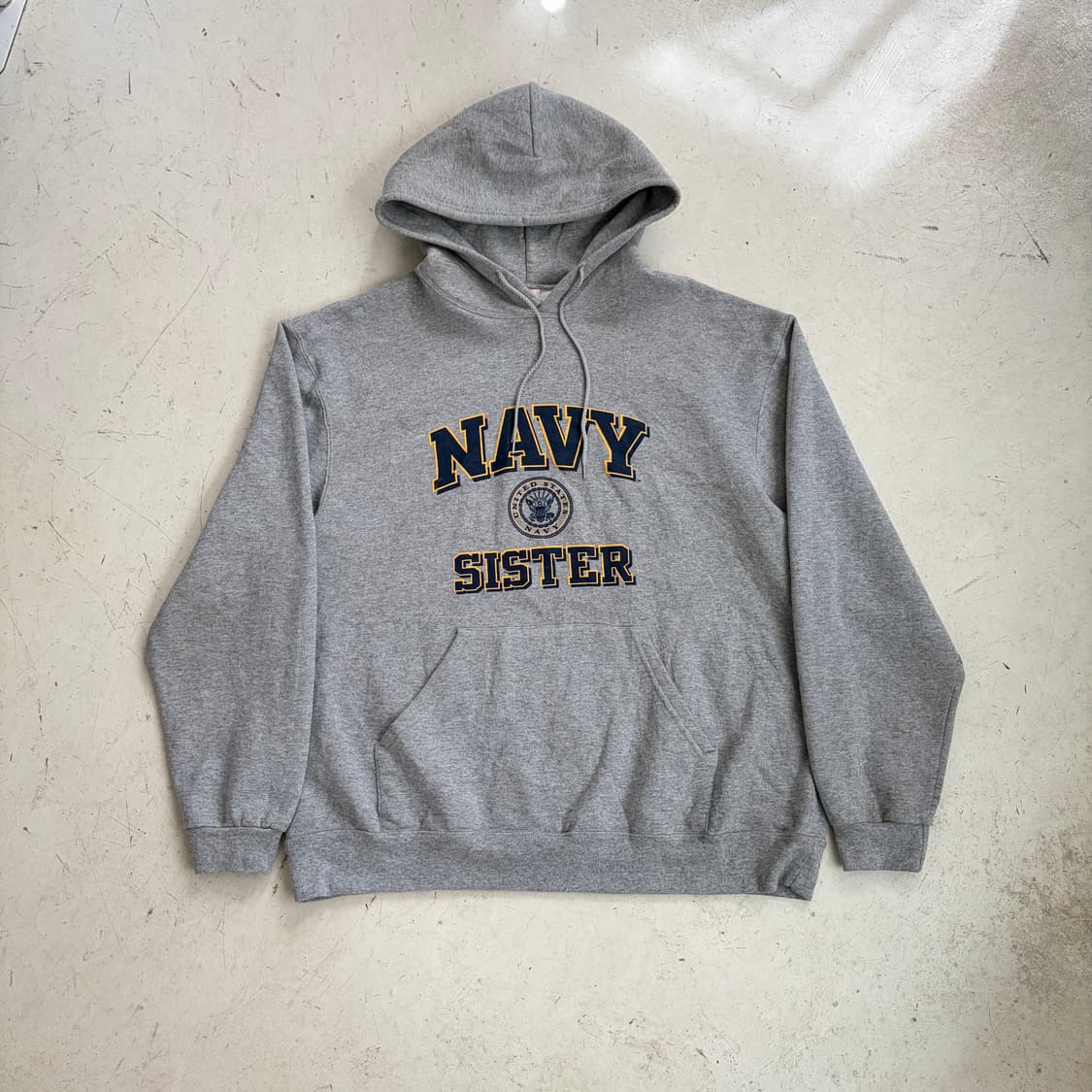 US NAVY OG 빈티지 미해군 후드티 2XL 상품이미지1