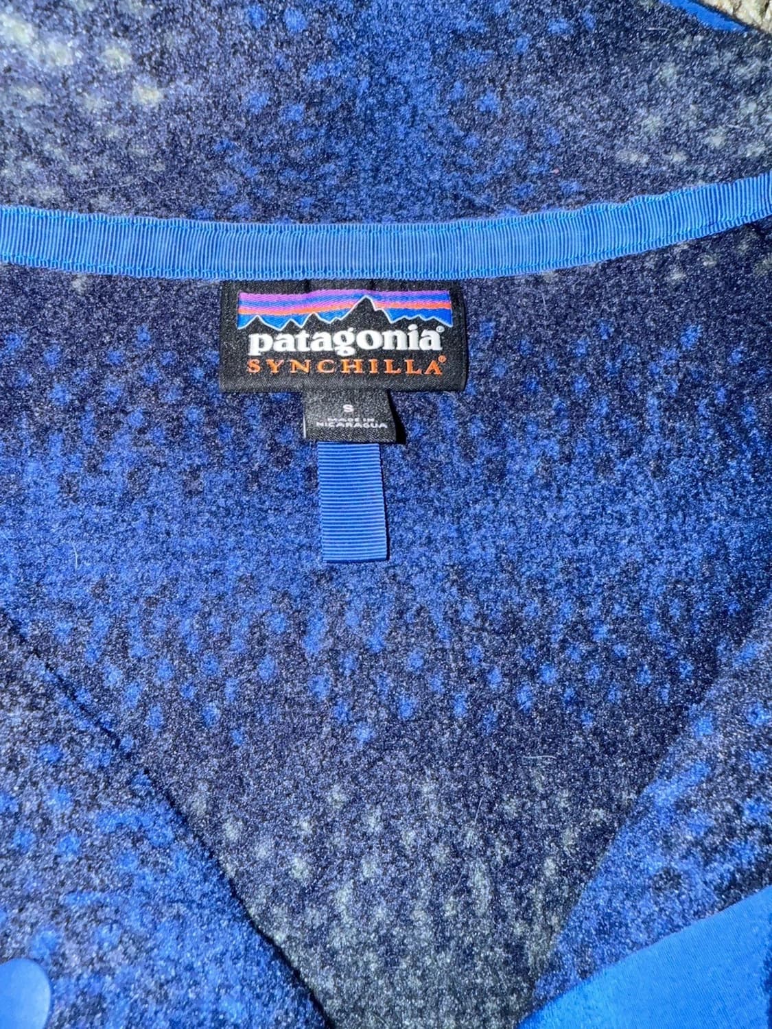 10s 파타고니아 신칠라 스냅-T 네이비/블루 상품이미지2