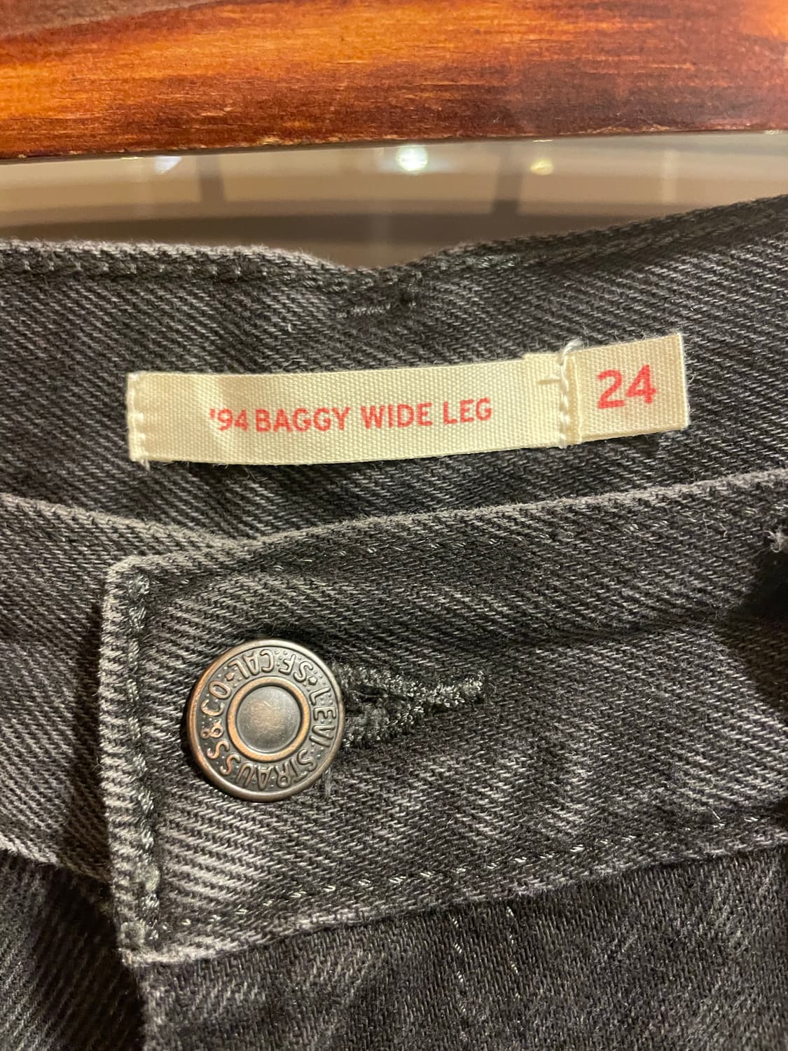 리바이스 흑청 데님팬츠 상품이미지2