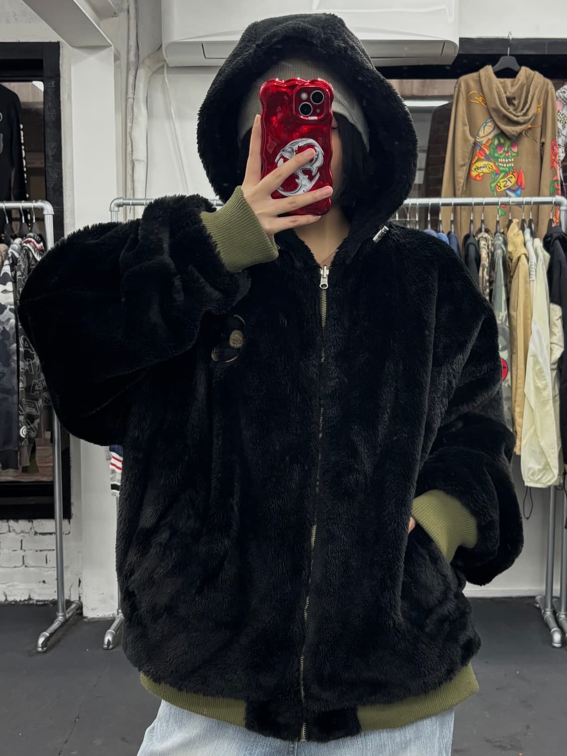 카라쿠리 타마시 오리엔탈 리버시블 MA-1 상품이미지9