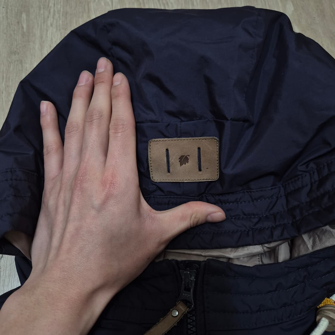 라푸마 LHT 미디엄 구스다운 후드 롱패딩 점퍼 L(100) 상품이미지6