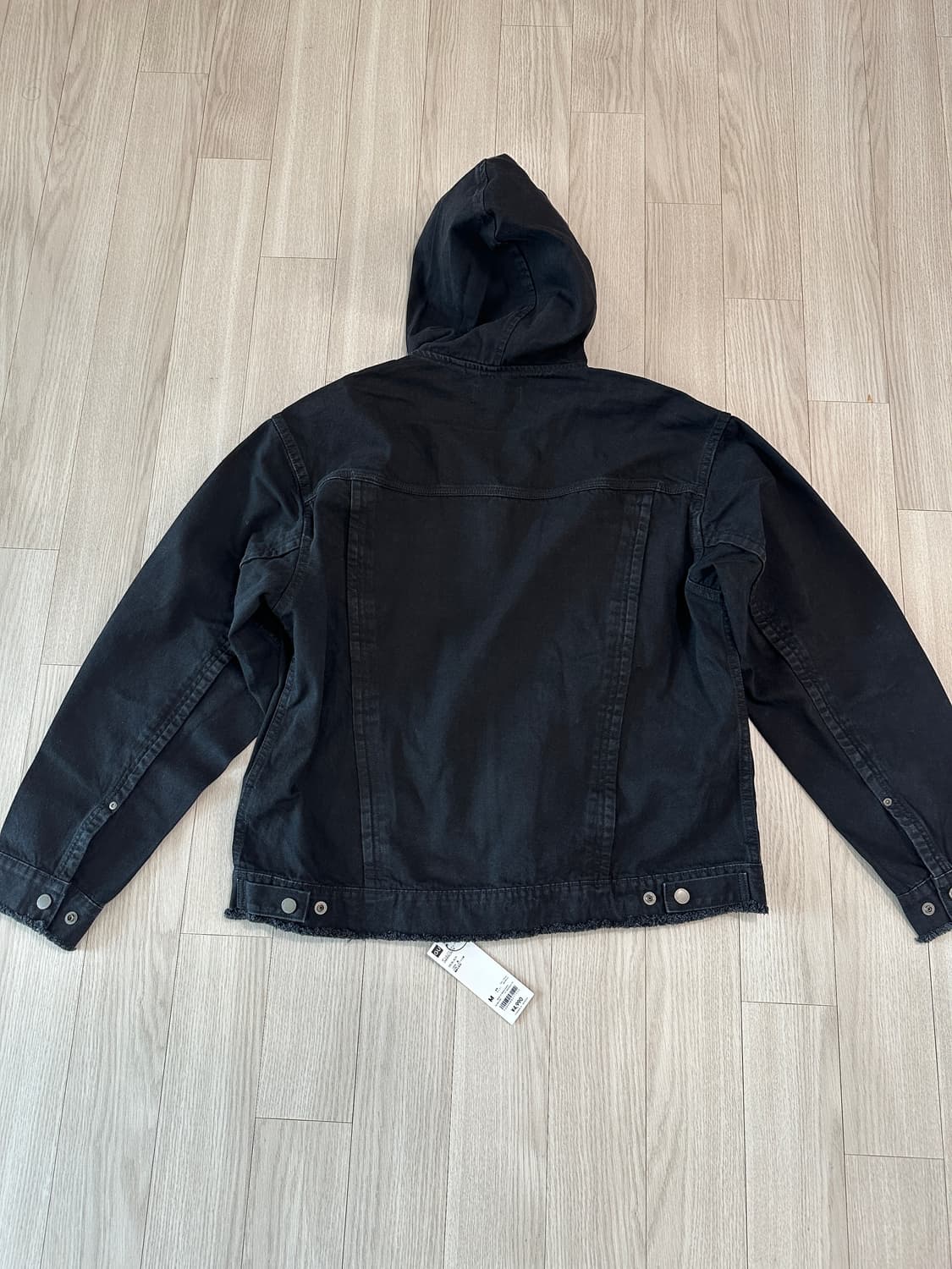 GU 지유 언더커버 데님 집업 파카 청자켓 블랙 M 상품이미지2