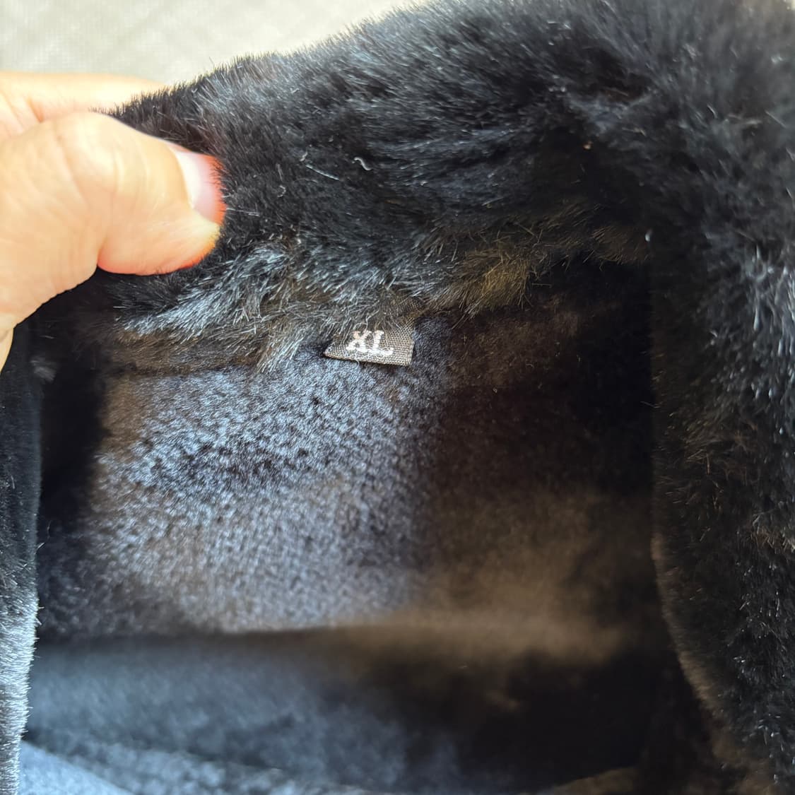 무스탕 블랙 가죽 베스트 남성 (100-105size) 상품이미지8