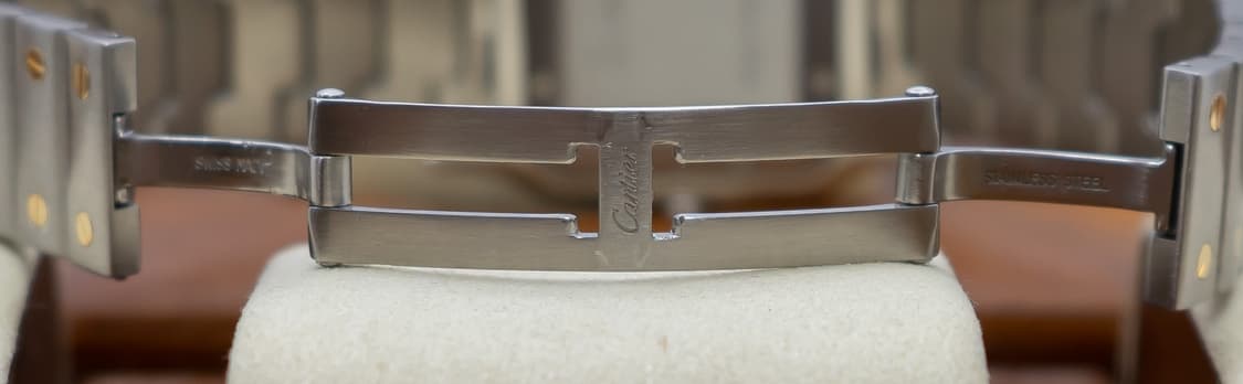 까르띠에 산토스 갈베 LM 콤비 오토매틱 시계 상품이미지5