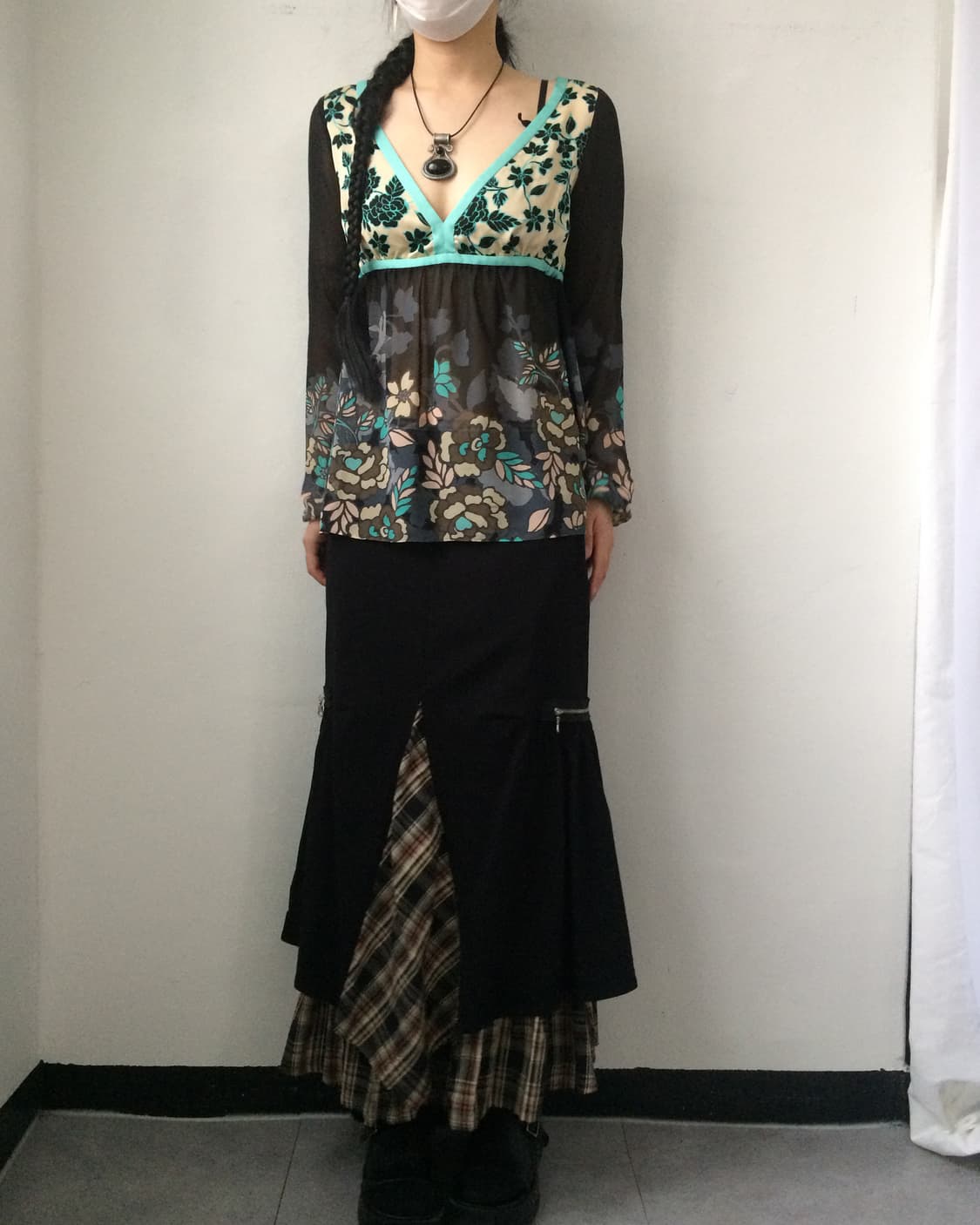 Pattern blouse 상품이미지4