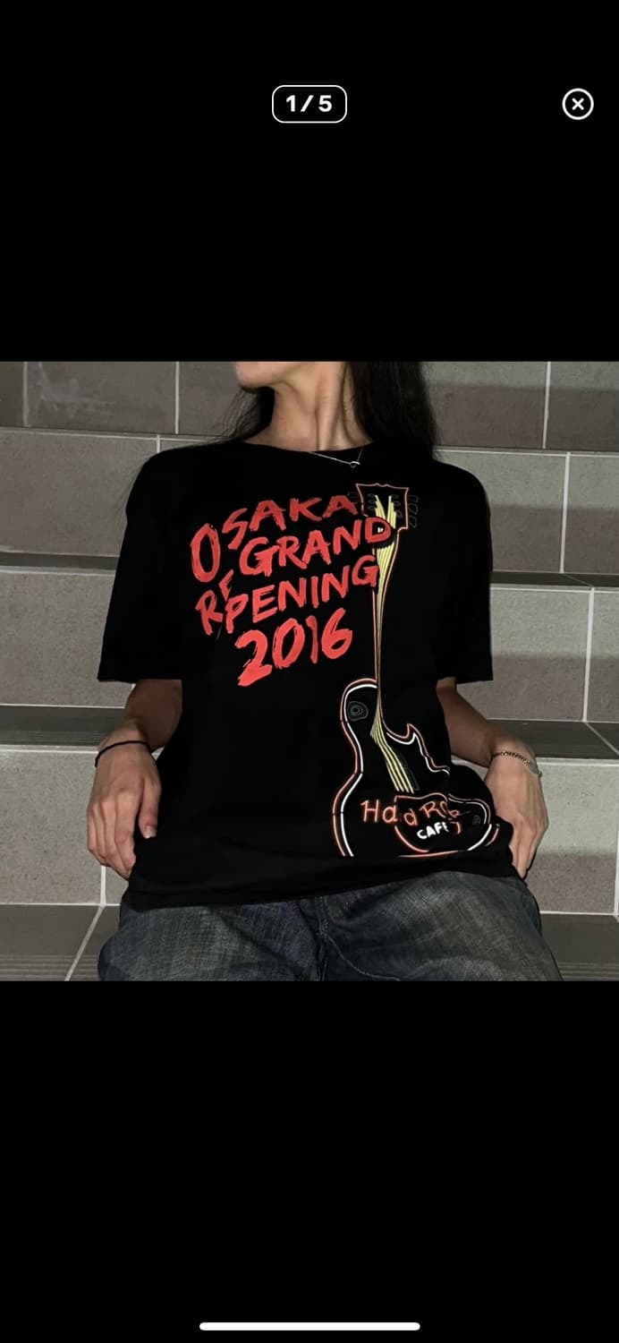 Hard rock cafe osaka 2016 tshirt 상품이미지2