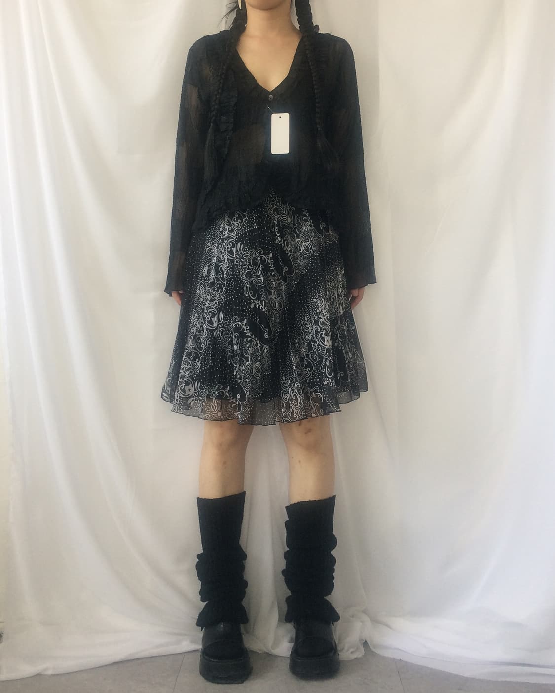 Glitter point see through jacket 상품이미지7