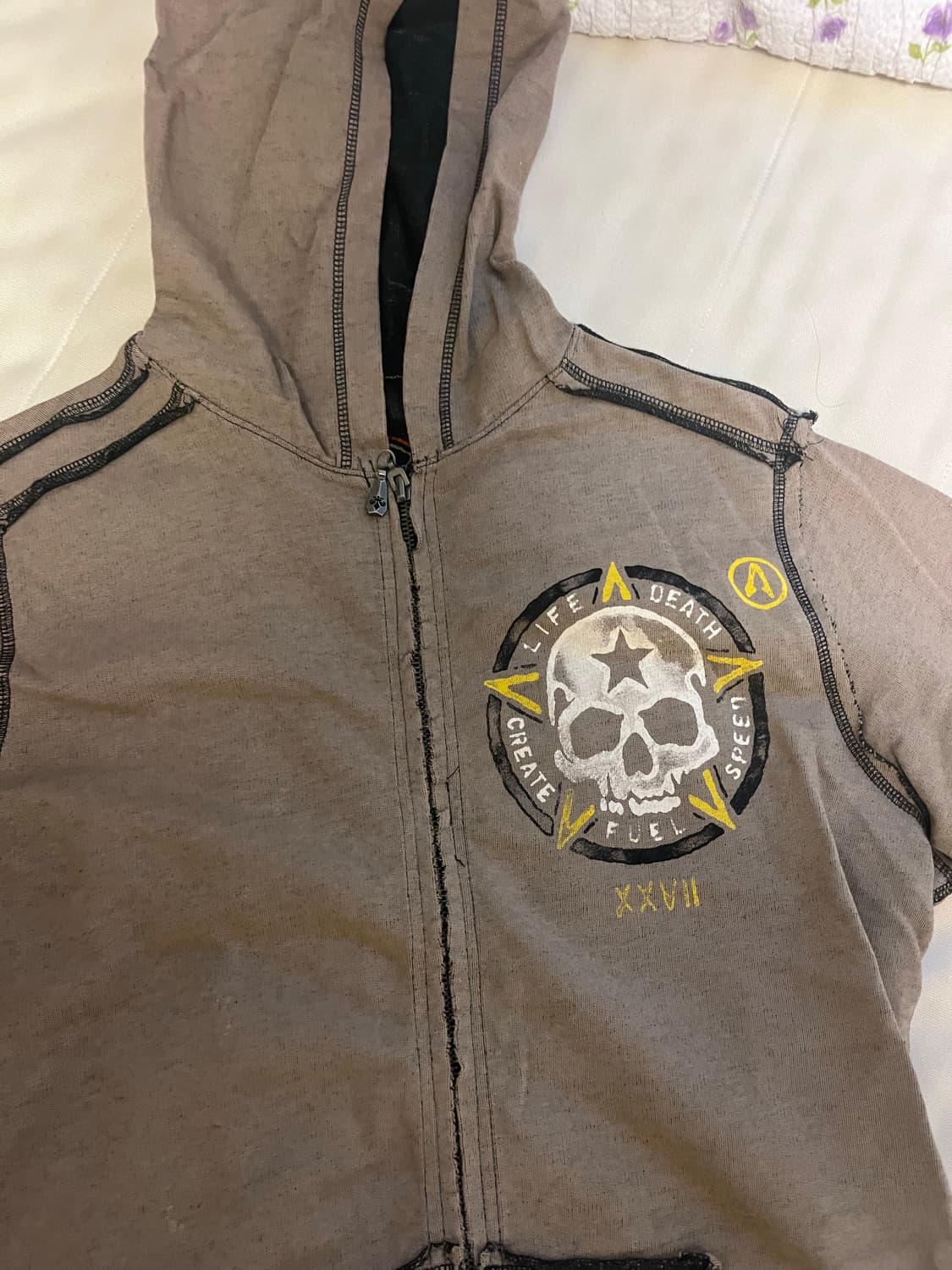 어플릭션 해골 후드 집업  상품이미지1