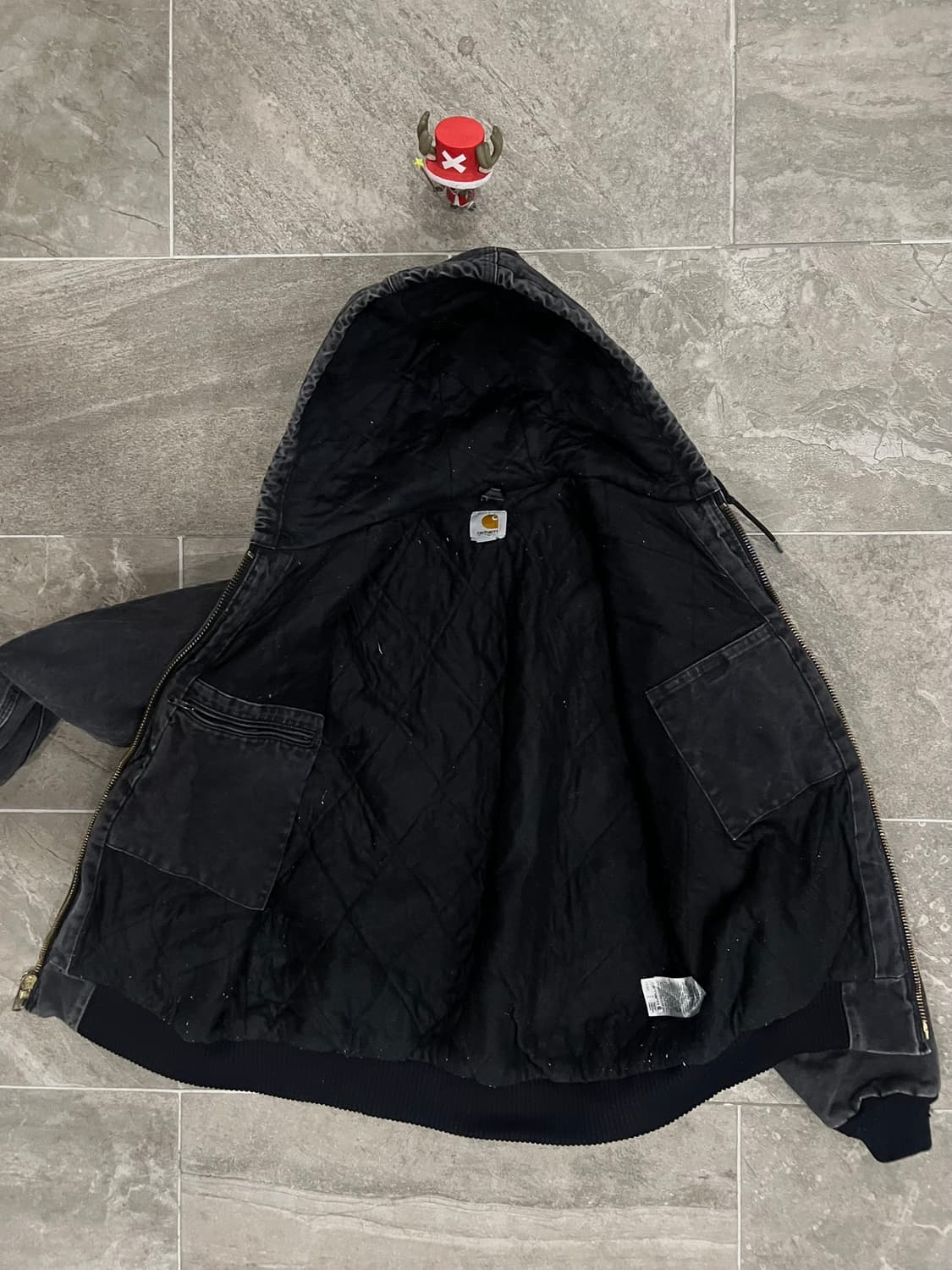 (M) 칼하트 덕 액티브 후드자켓 J130 BLK 블랙 상품이미지3