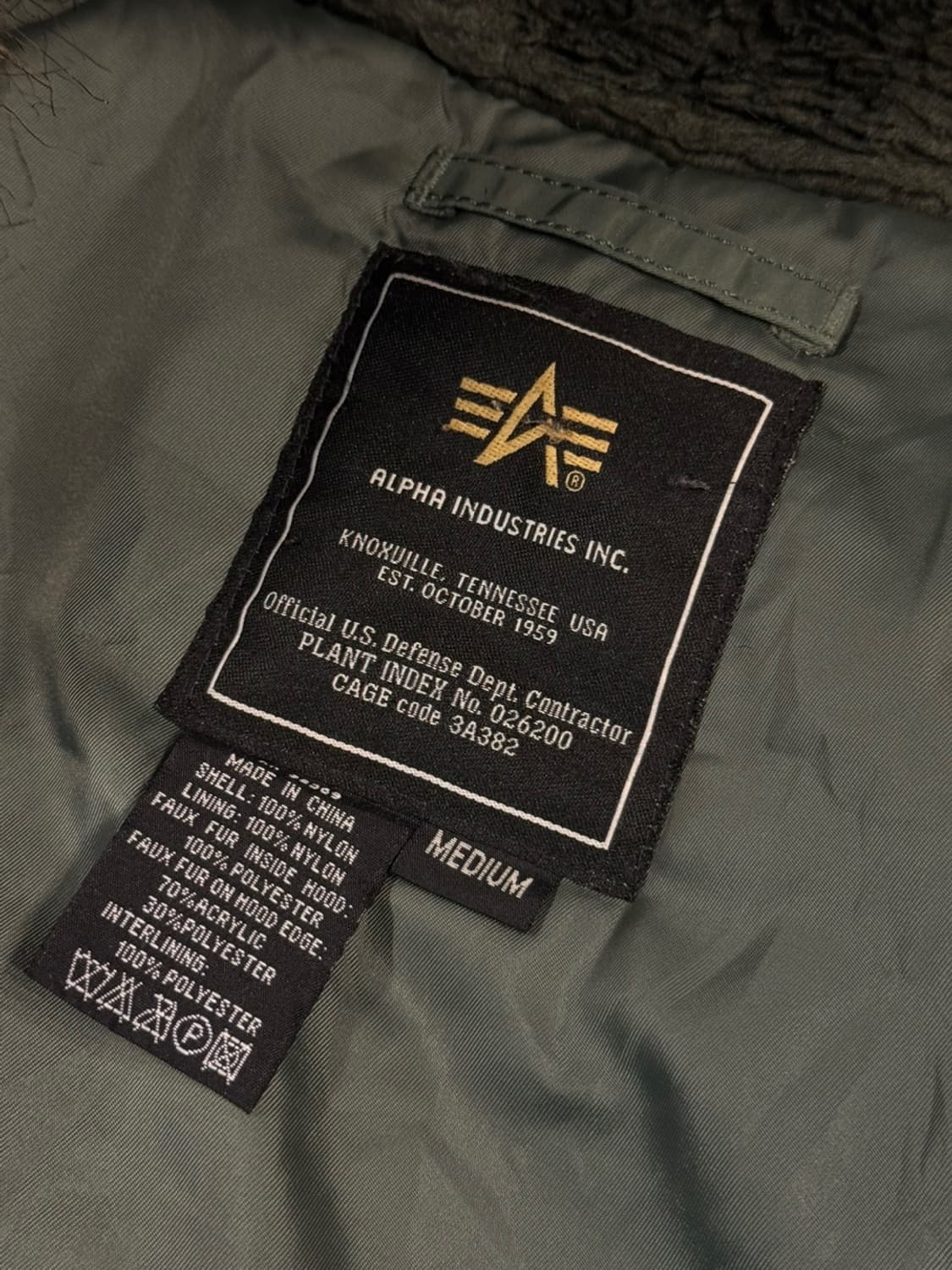 알파 인더스트리 N-3B 자켓 100 상품이미지8