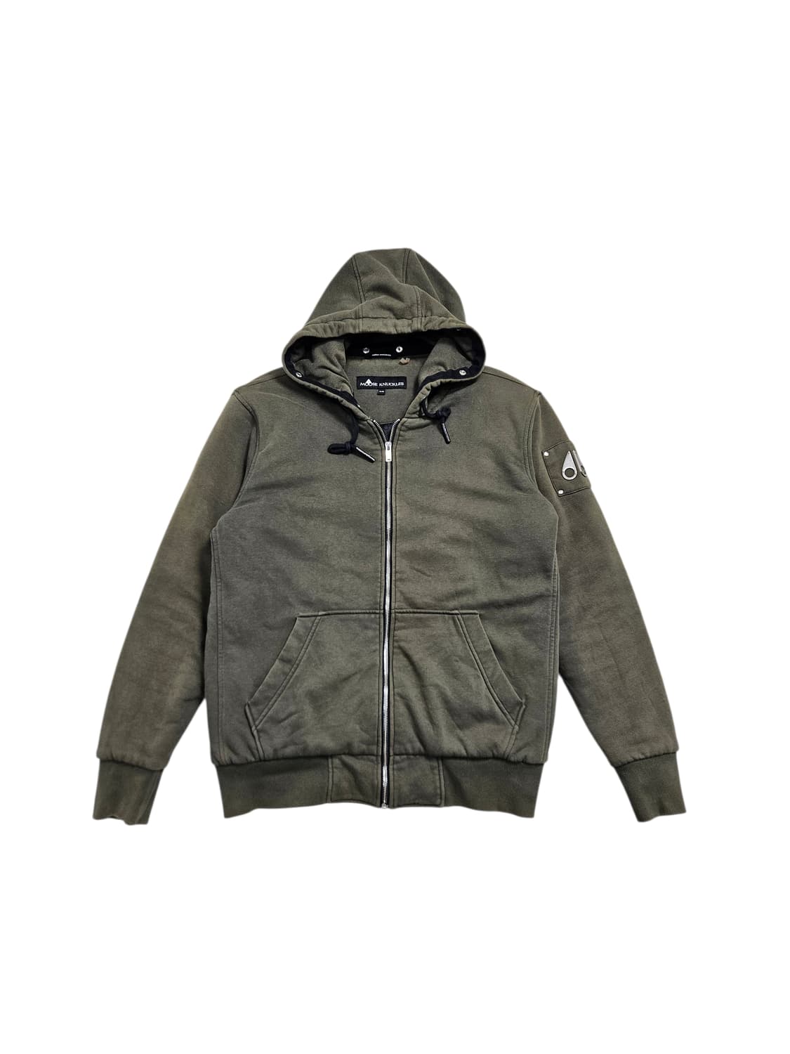 무스너클 버니 후드집업 카키 상품이미지1