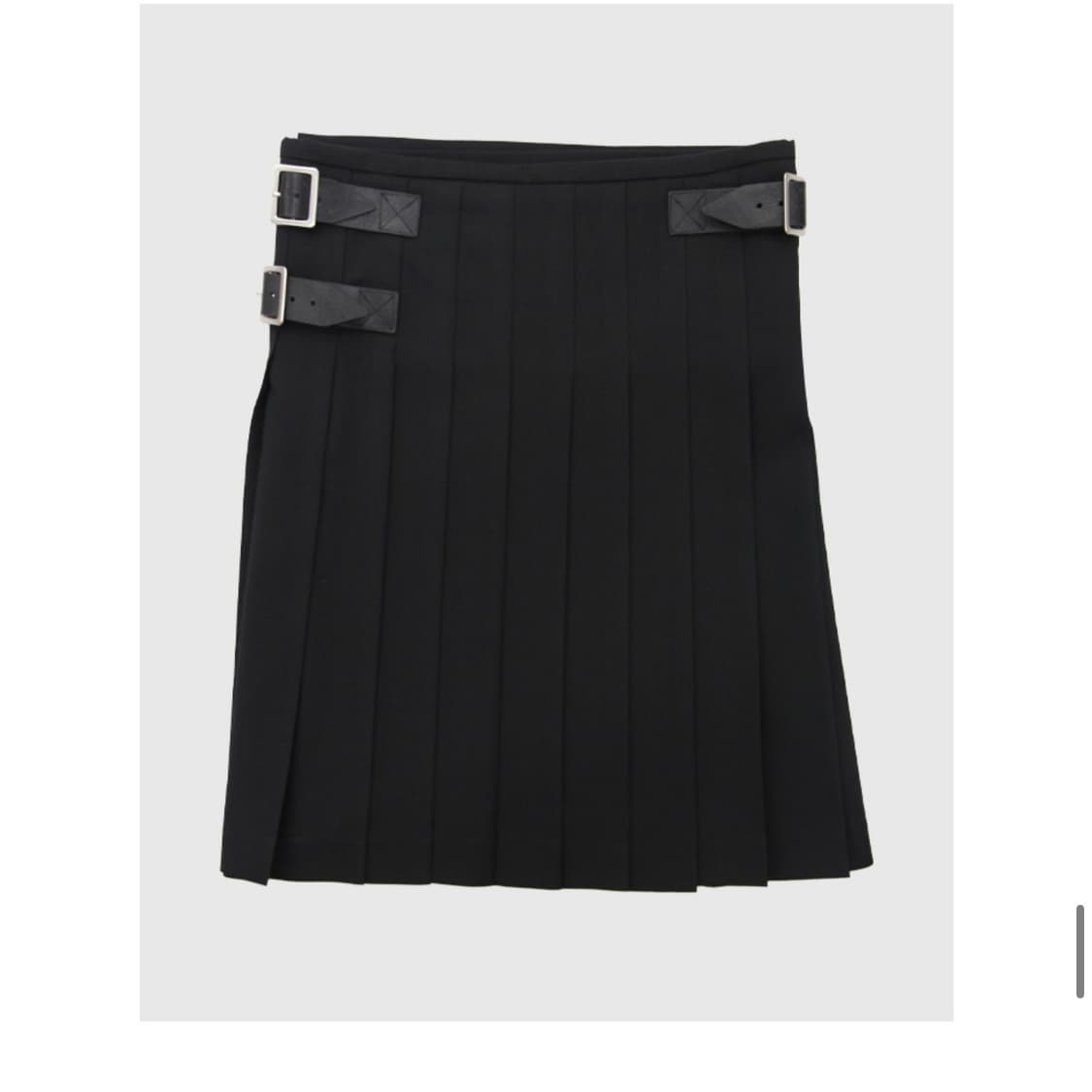 프레클 플리츠 랩 벨트 스커트 판매합니다 상품이미지4