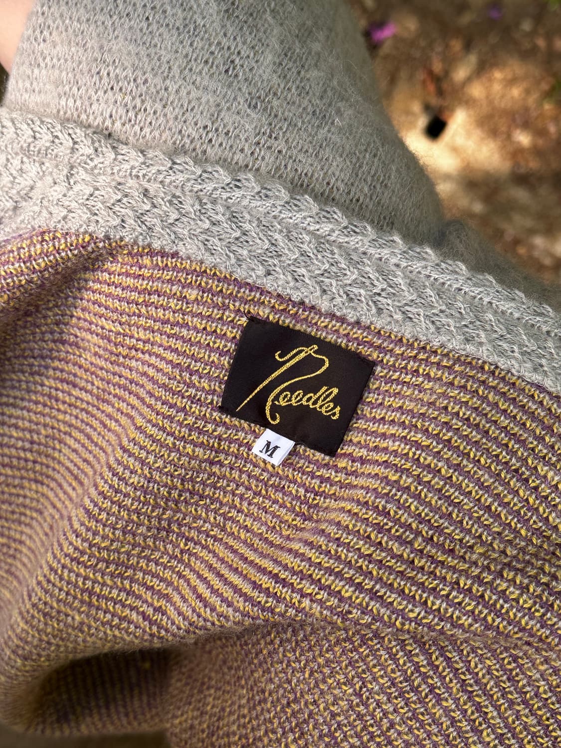 니들스 x 스튜디오스 빠삐용 모헤어 가디건 그레이 상품이미지8