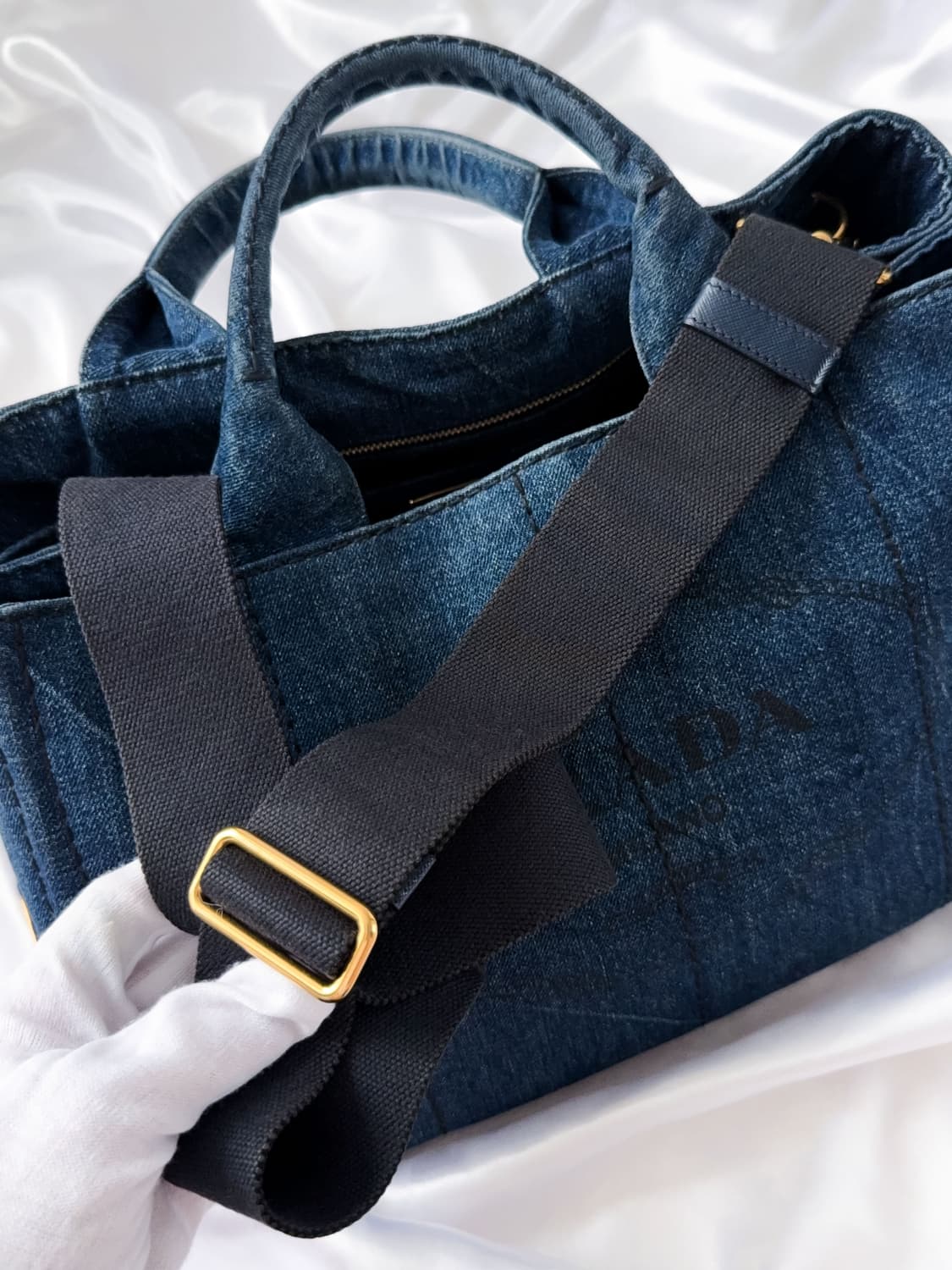 프라다 카나파 데님 2way 백 상품이미지7