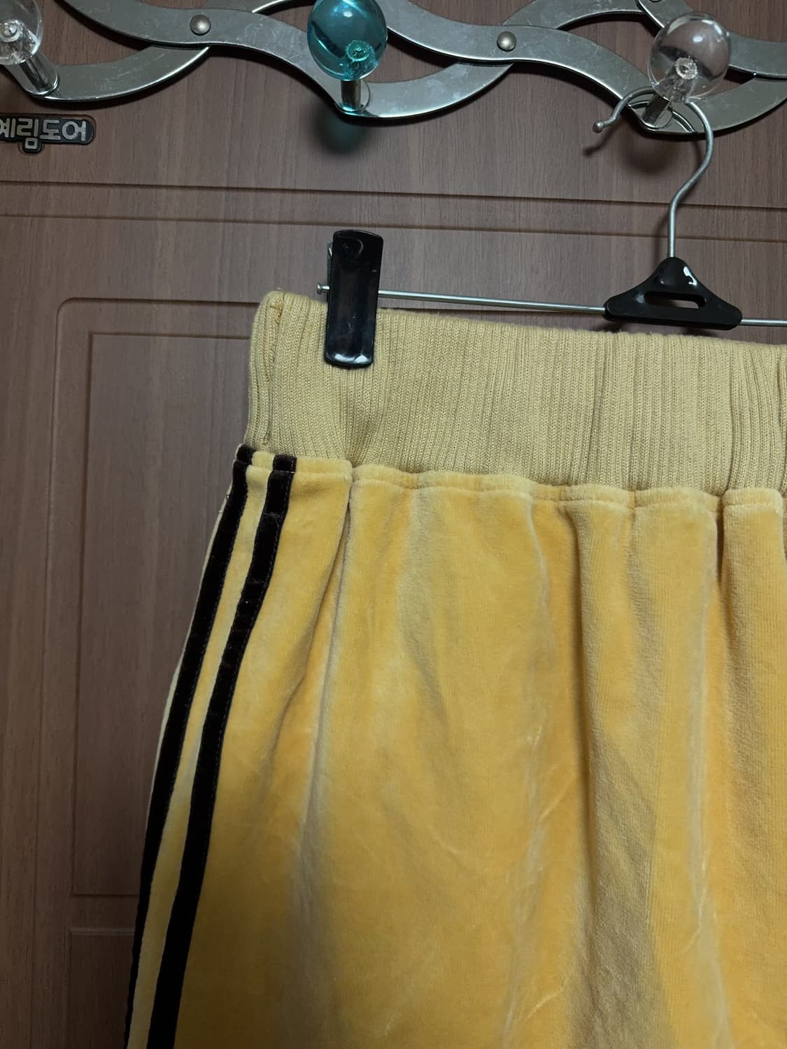 빈티지 아노깔 아디다스 나이키 옐로우 골드 트레이닝 트랙팬츠 반바지 상품이미지4