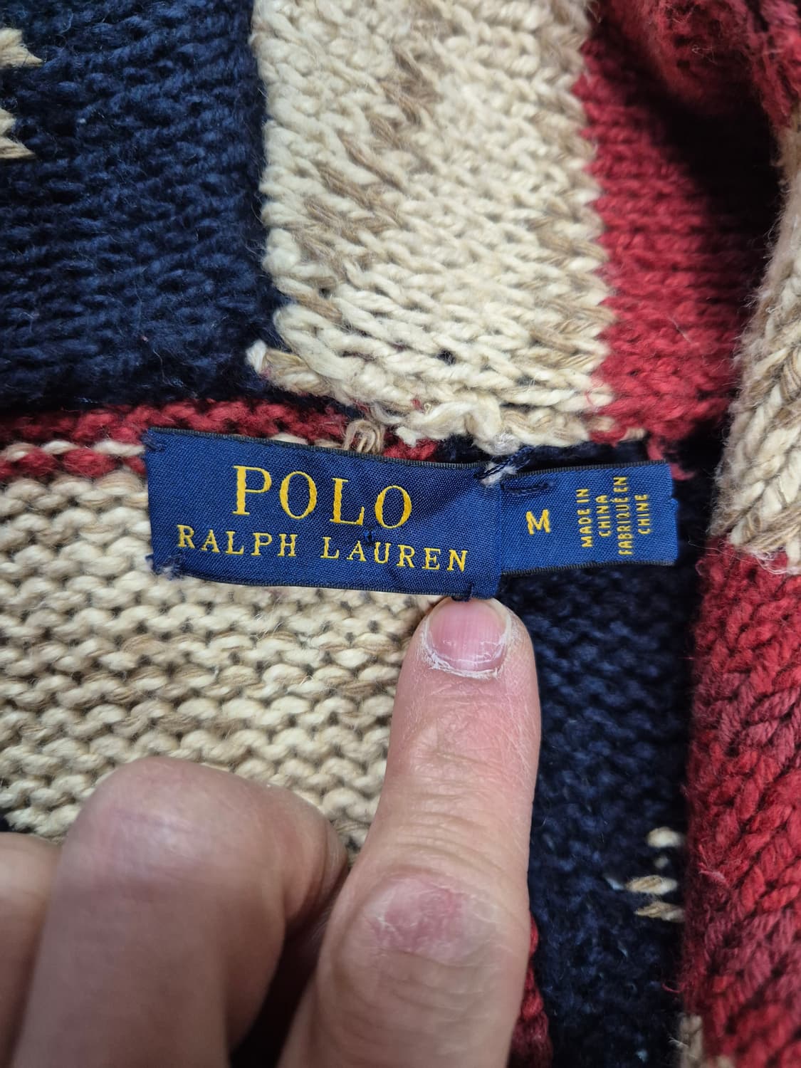 폴로 성조기 가디건 상품이미지2