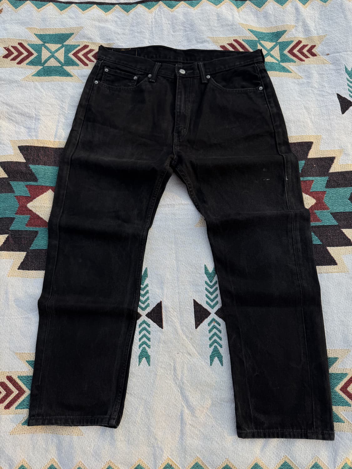 리바이스 505 흑청 36/30 지퍼플라이 상품이미지9