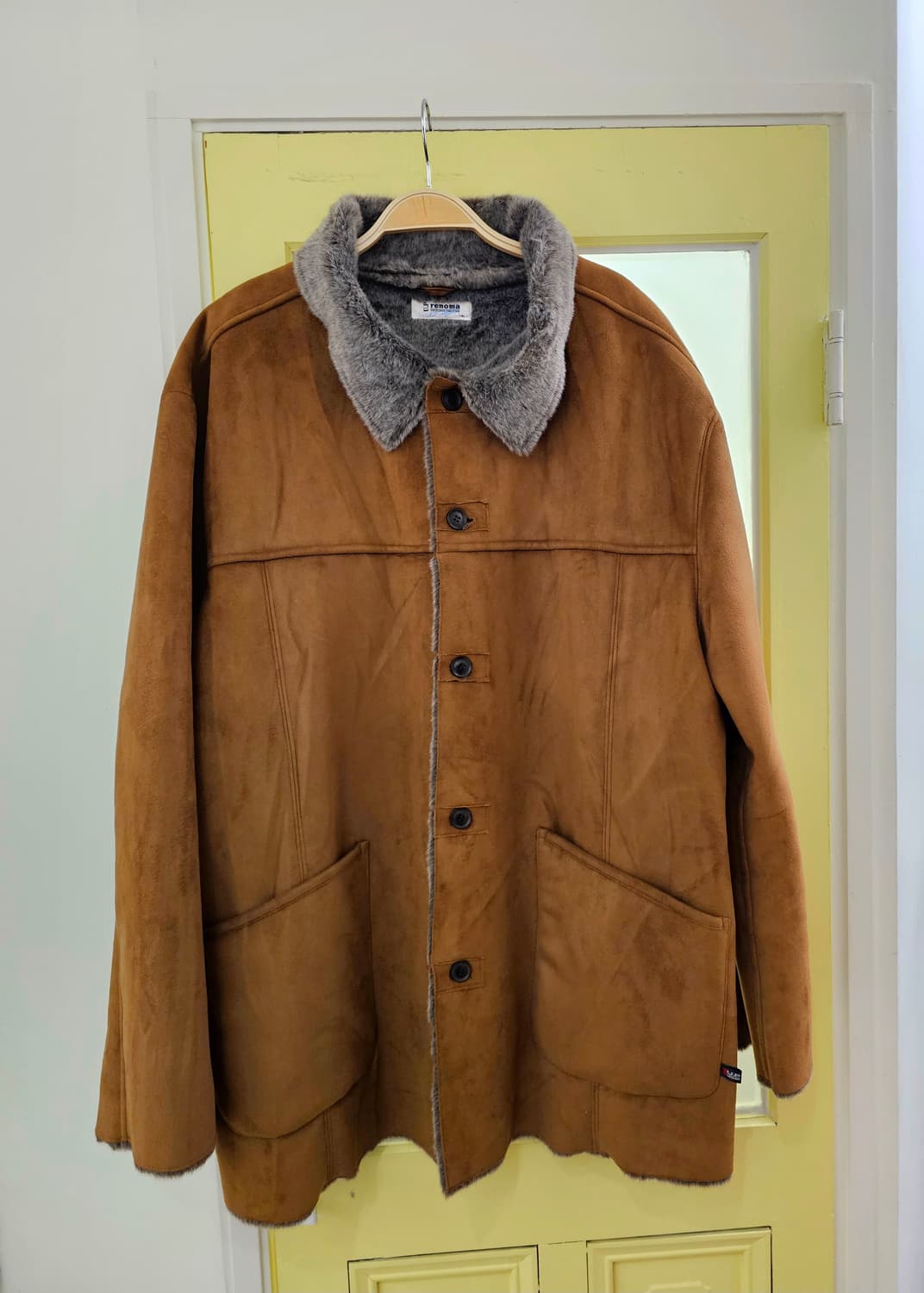 renoma 카라멜 에코 퍼 무스탕 상품이미지3