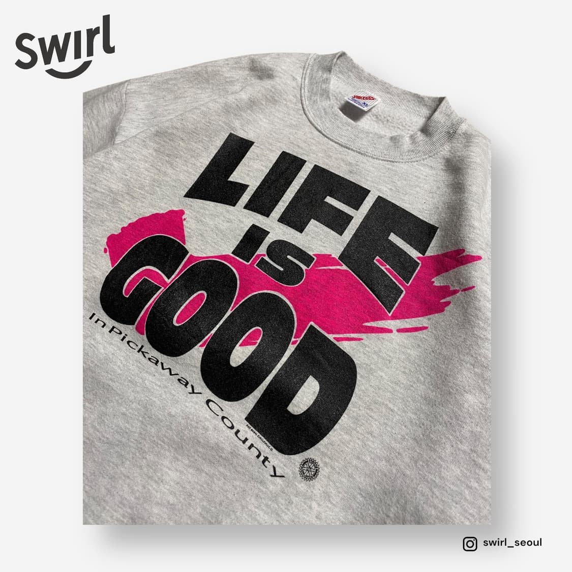 🌊90s USA “Life is good” sweatshirtslc 상품이미지3