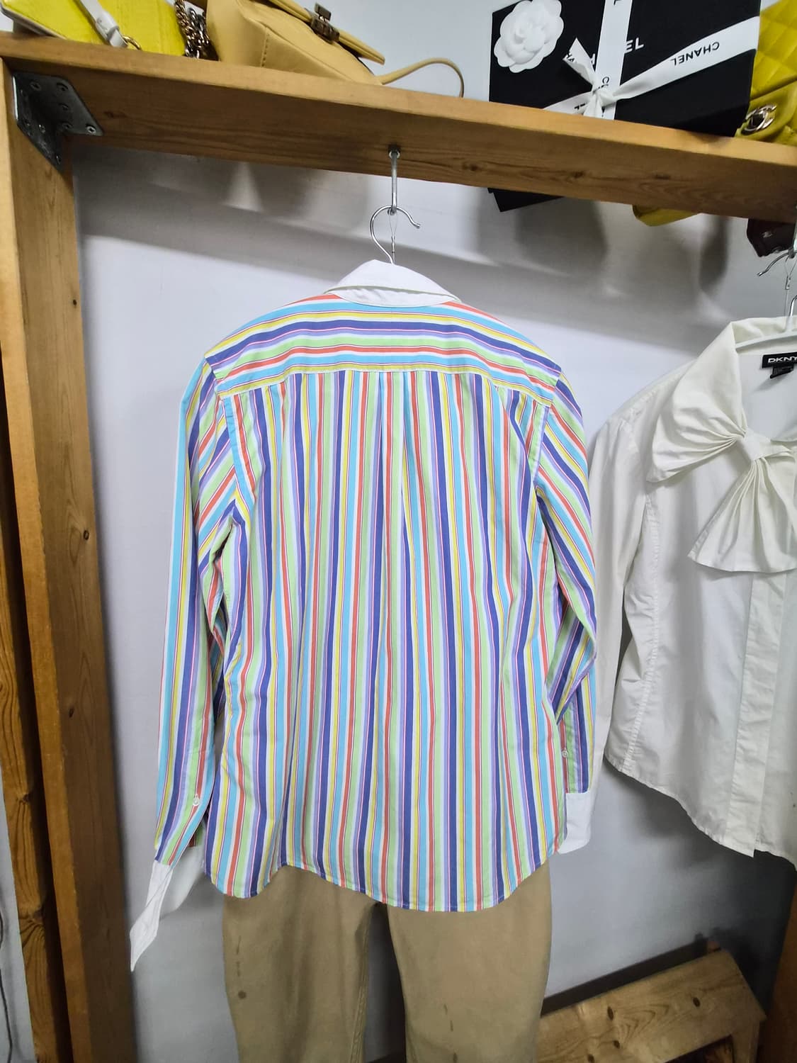 폴로랄프로렌 레인보우 스트라이프셔츠. 폴로랄프로렌 배럴팬츠 상품이미지6