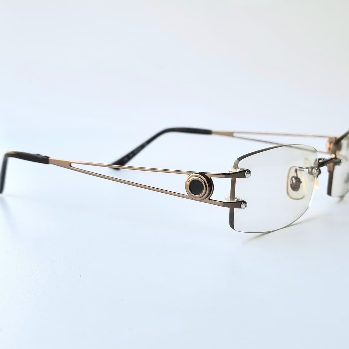 데드스탁  CharleSton 무테 스퀘어 안경테 232 상품이미지7