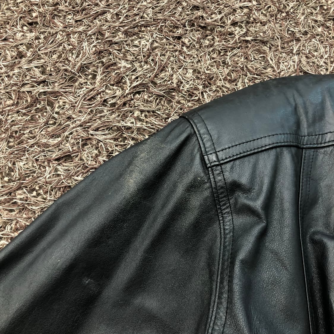 빈티지 소가죽 봄버 레더 가죽 자켓 상품이미지4