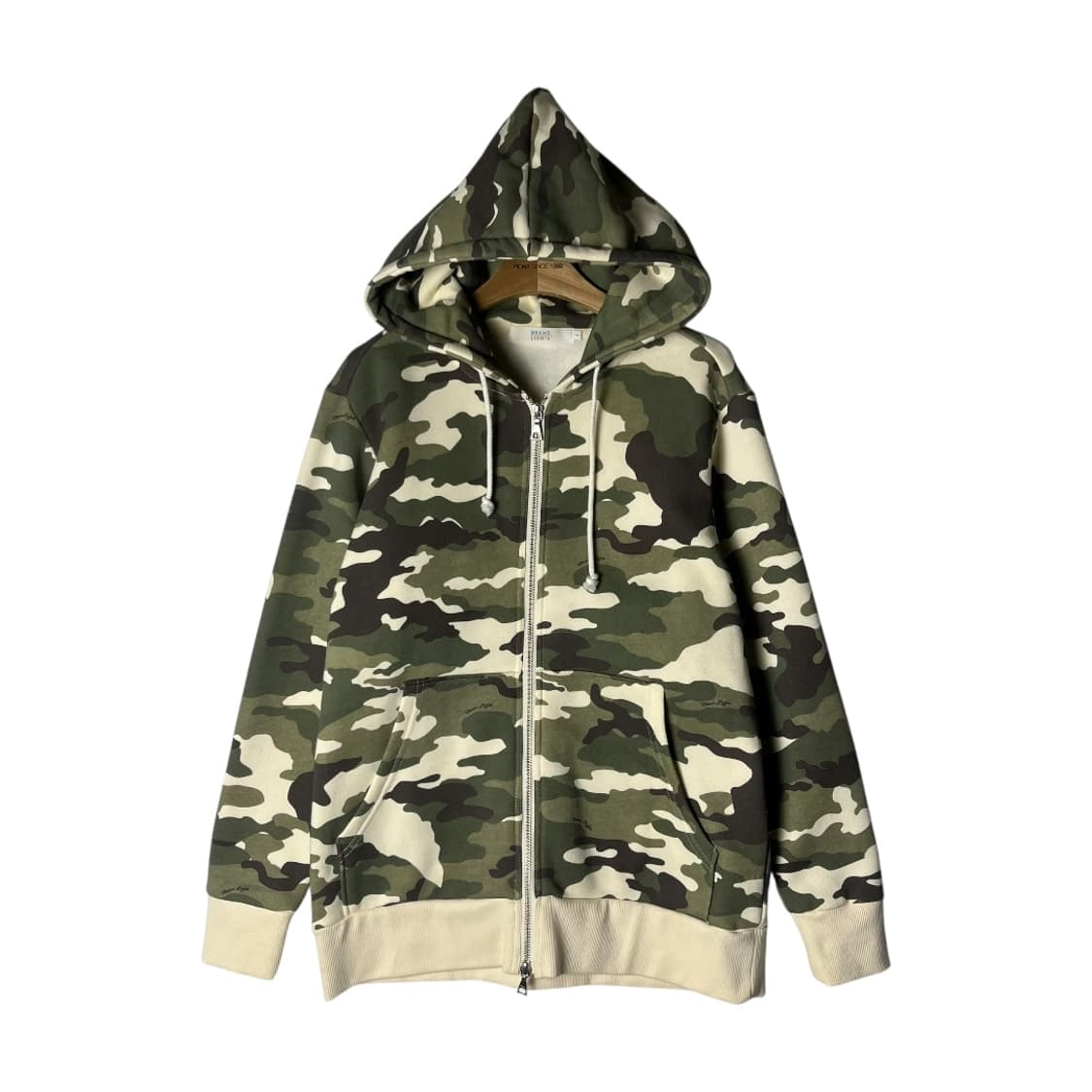 [Beams] 빔즈라이트 카모 투웨이 후드집업 상품이미지1