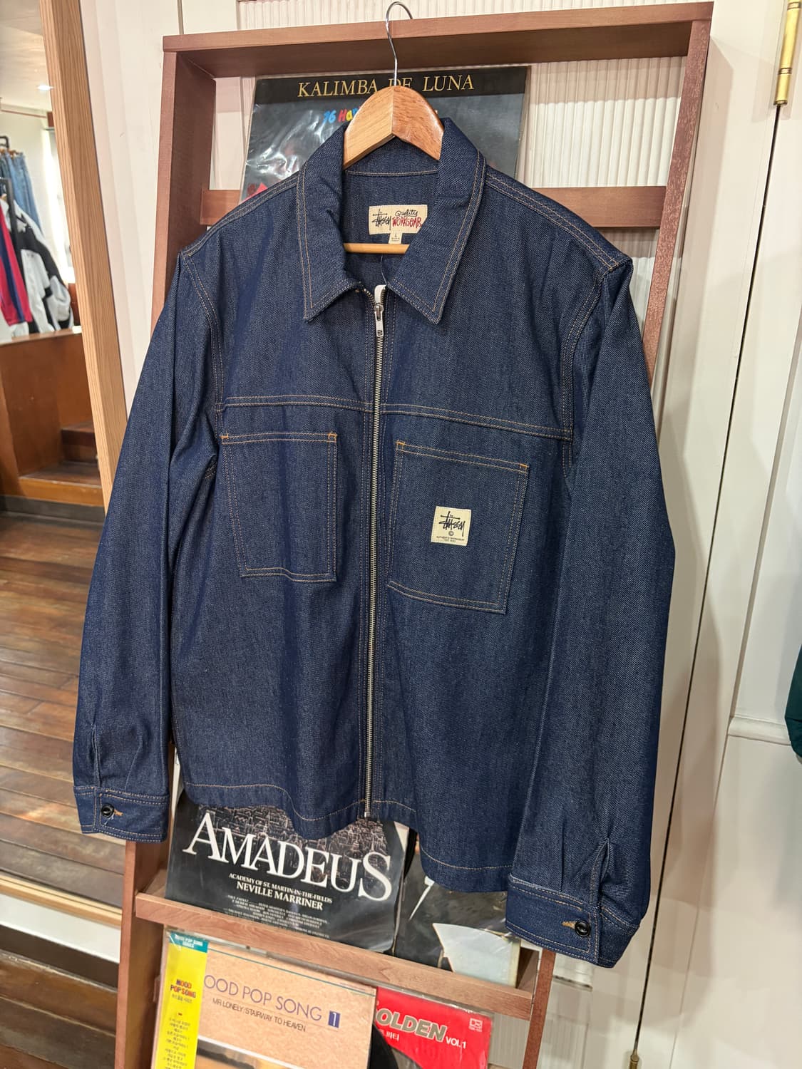 스투스 워크기어 데님 집업 자켓 L 상품이미지1