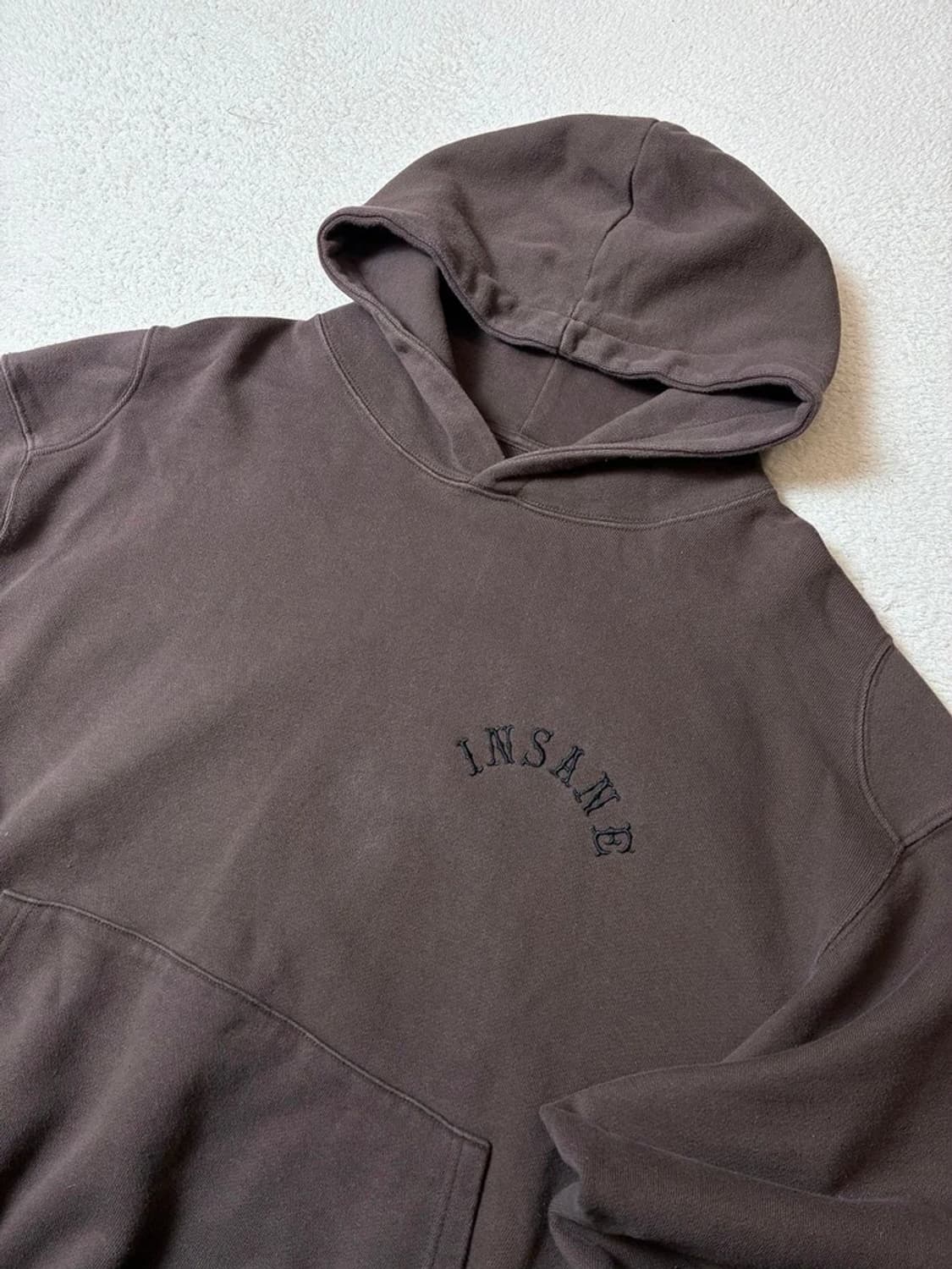 인세인개러지 헤비코튼 로고 후드티 PN7583 상품이미지2