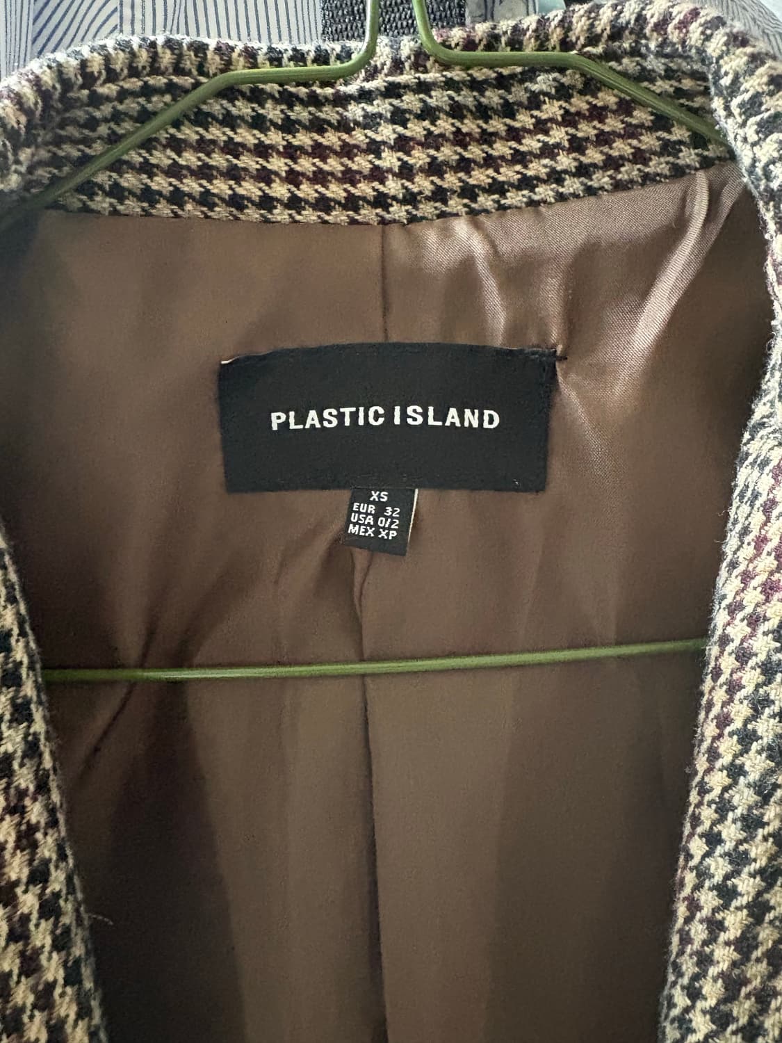 플라스틱 아일랜드 체크 자켓 상품이미지2