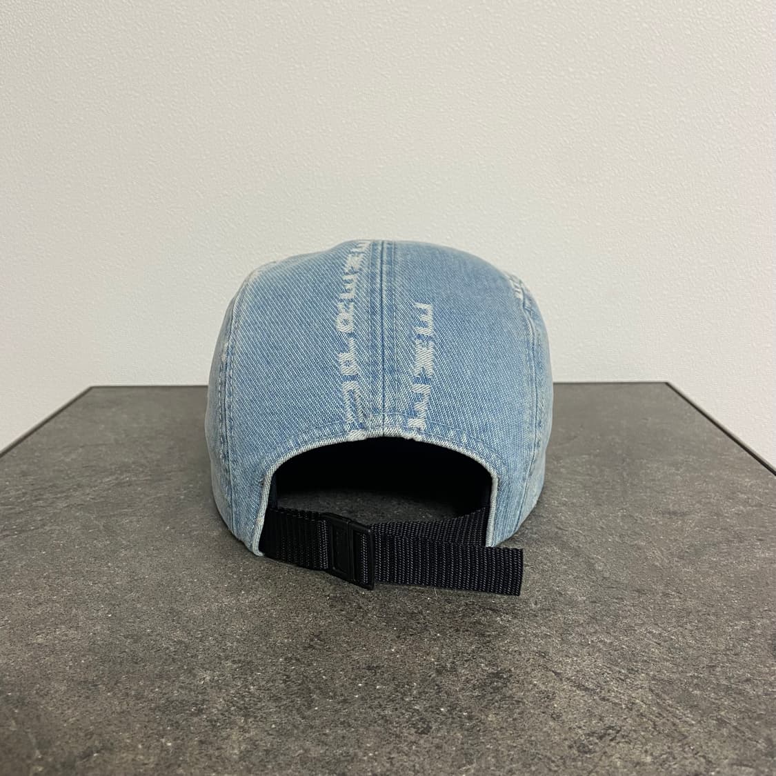 (OS) 슈프림 박스로고 캠프캡 모자 워시드 데님 상품이미지4