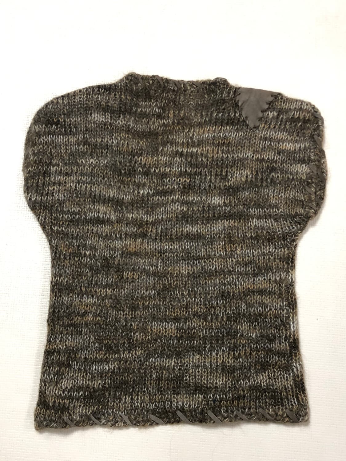 빈티지 브라운 그런지 니트 상품이미지10