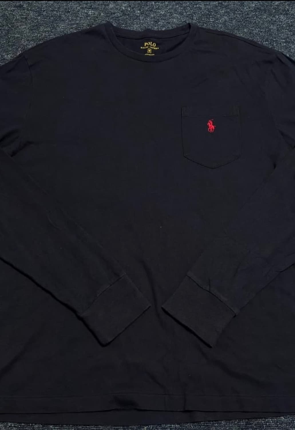 폴로 롱슬리브 블랙 M 상품이미지1