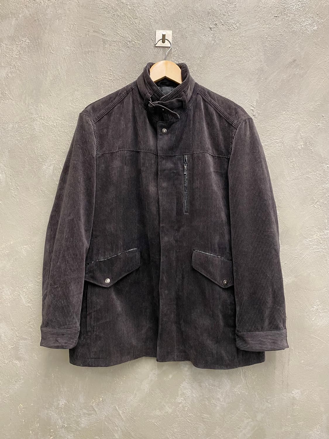 [L] Intermezzo 인터메조 그레이 코듀로이 자켓 상품이미지2