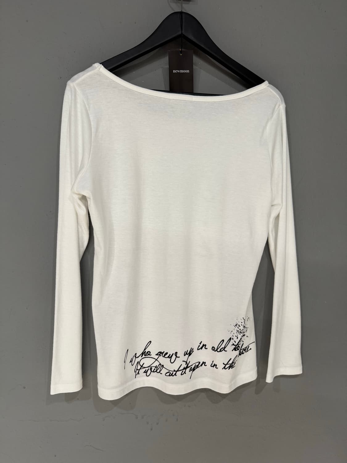 cross point lettering long sleeve 상품이미지9