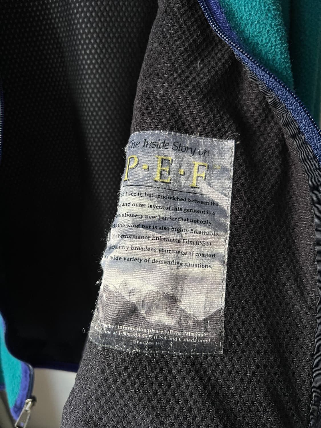 [S]파타고니아 Made in USA 블루그린 플리스 자켓 상품이미지7