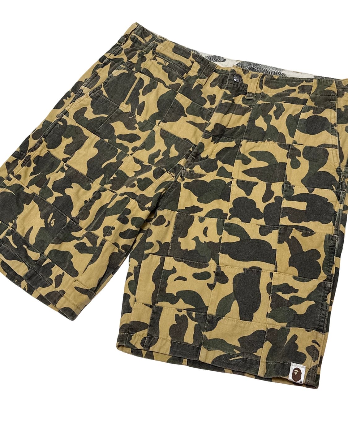 BAPE 베이프 황계 패치워크 쇼츠 상품이미지2