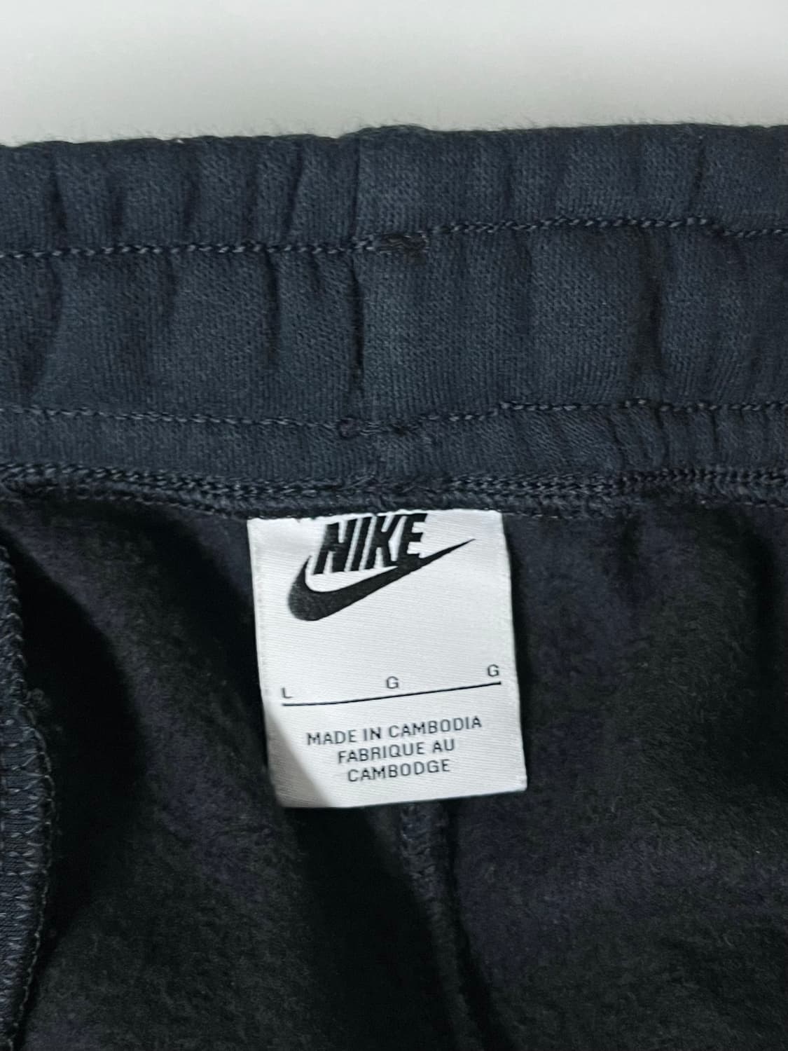 L) 나이키 기모 조거 팬츠 블랙 상품이미지4