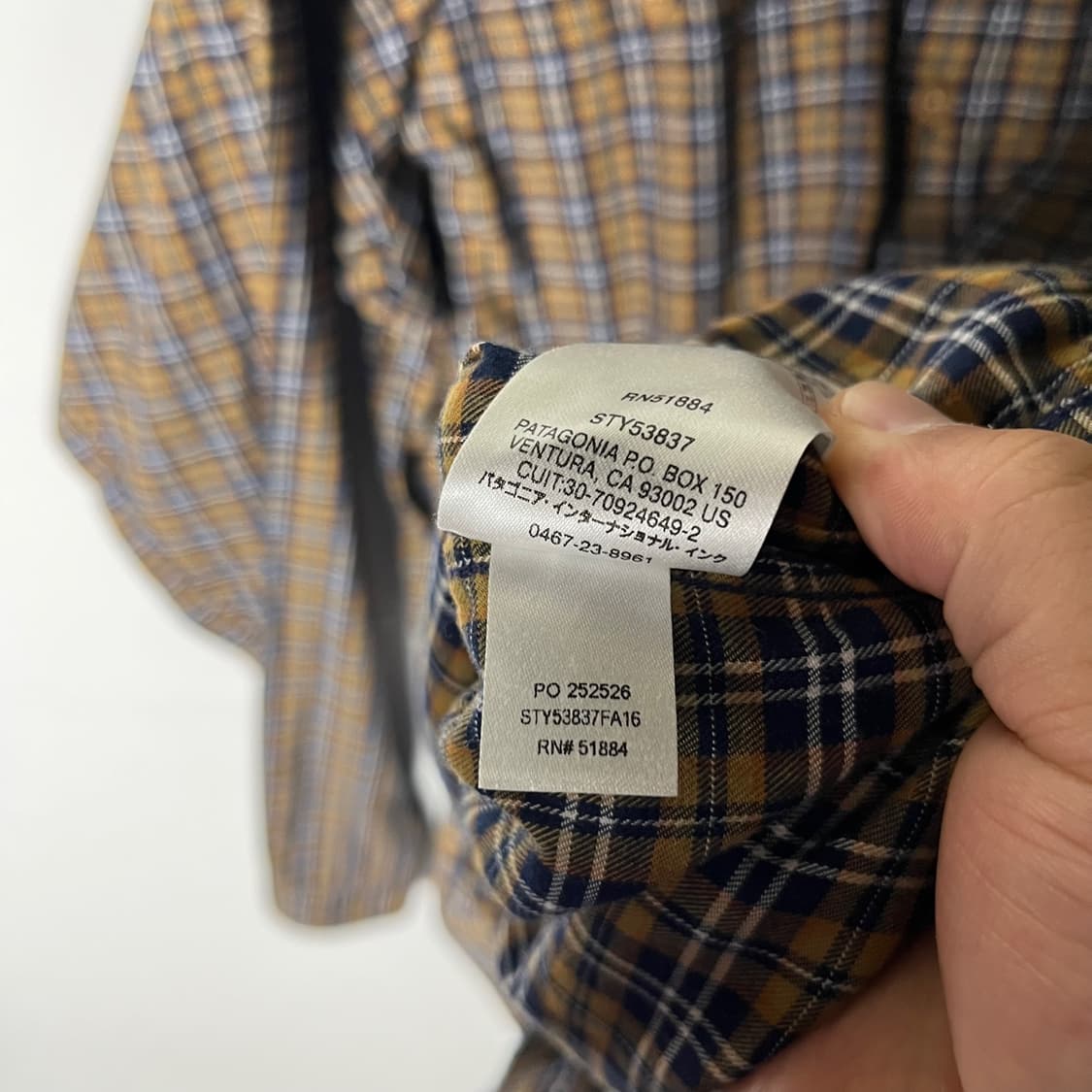 [Patagonia] 파타고니아 오가닉 코튼 체크셔츠 상품이미지6
