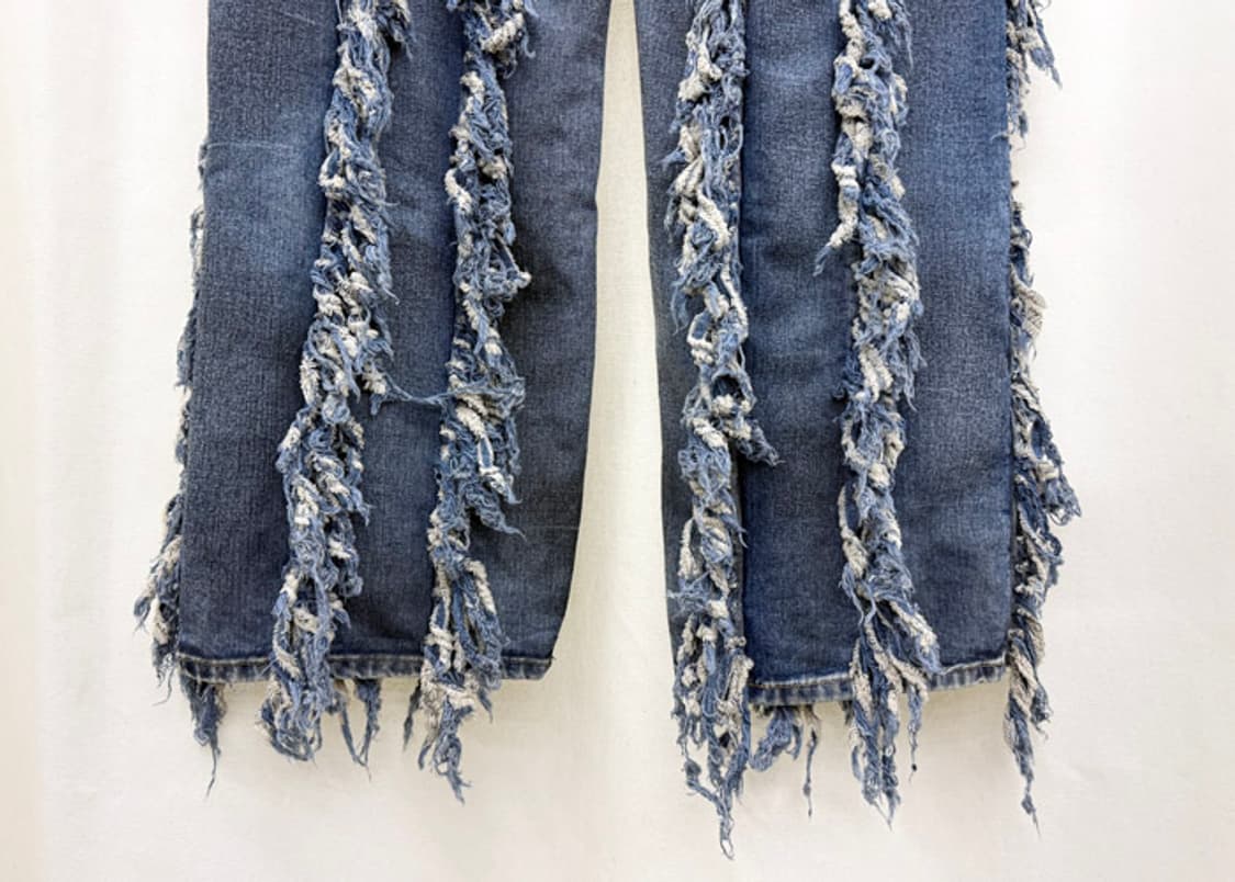 떠그클럽 25FW 엔젤스 데님 팬츠 블루 새상품 상품이미지8