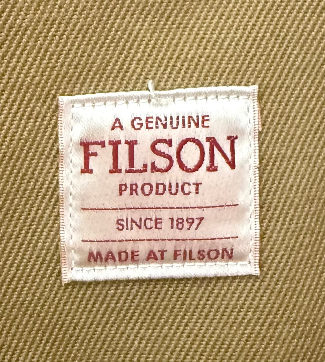 FILSON 필슨 러기드 트윌 지퍼 토트 70261 탄 / USA 상품이미지7